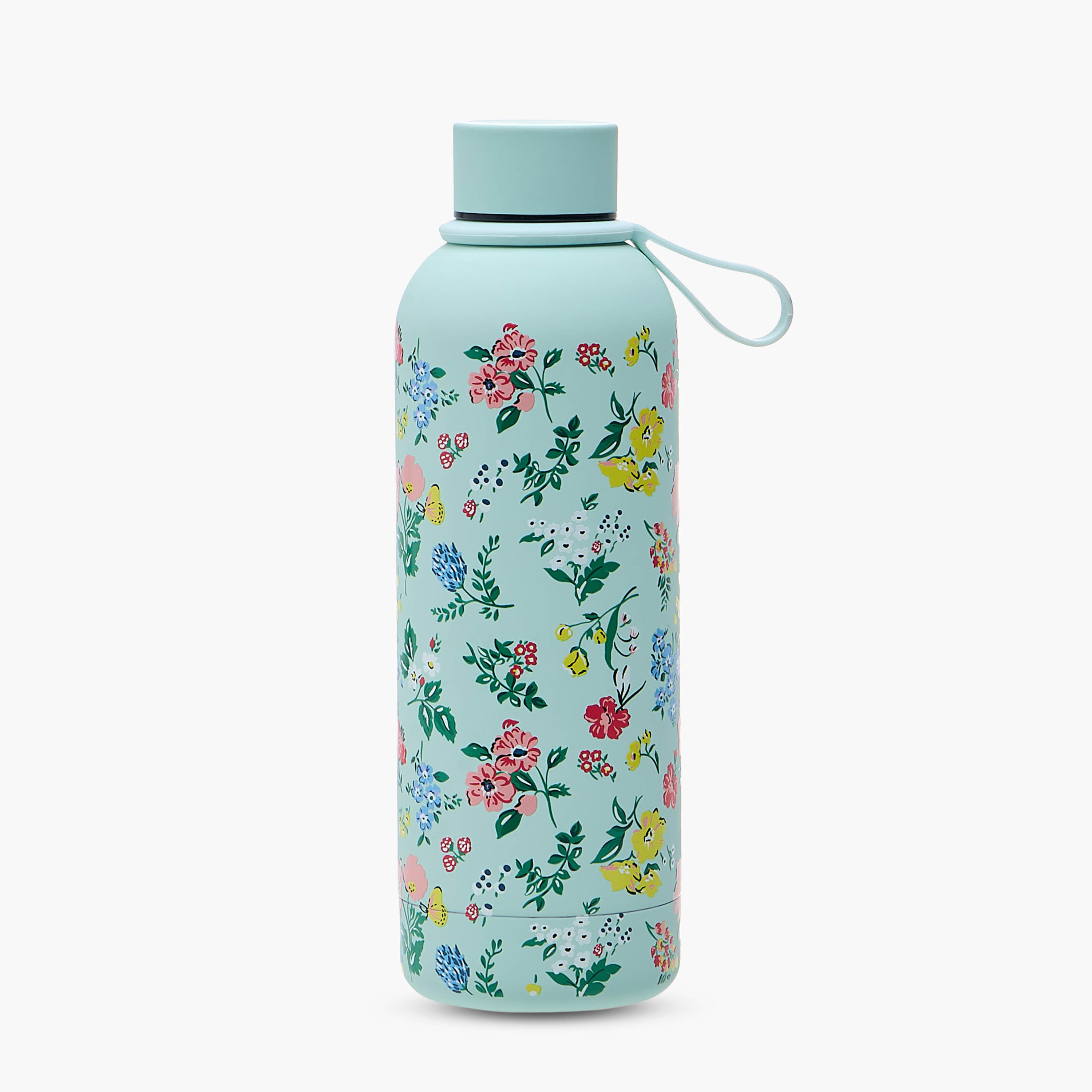 Floral Print Stainless Steel Double Wall Water Bottle - 500 ml-household-dining-drinkserveware-bottles-image-1