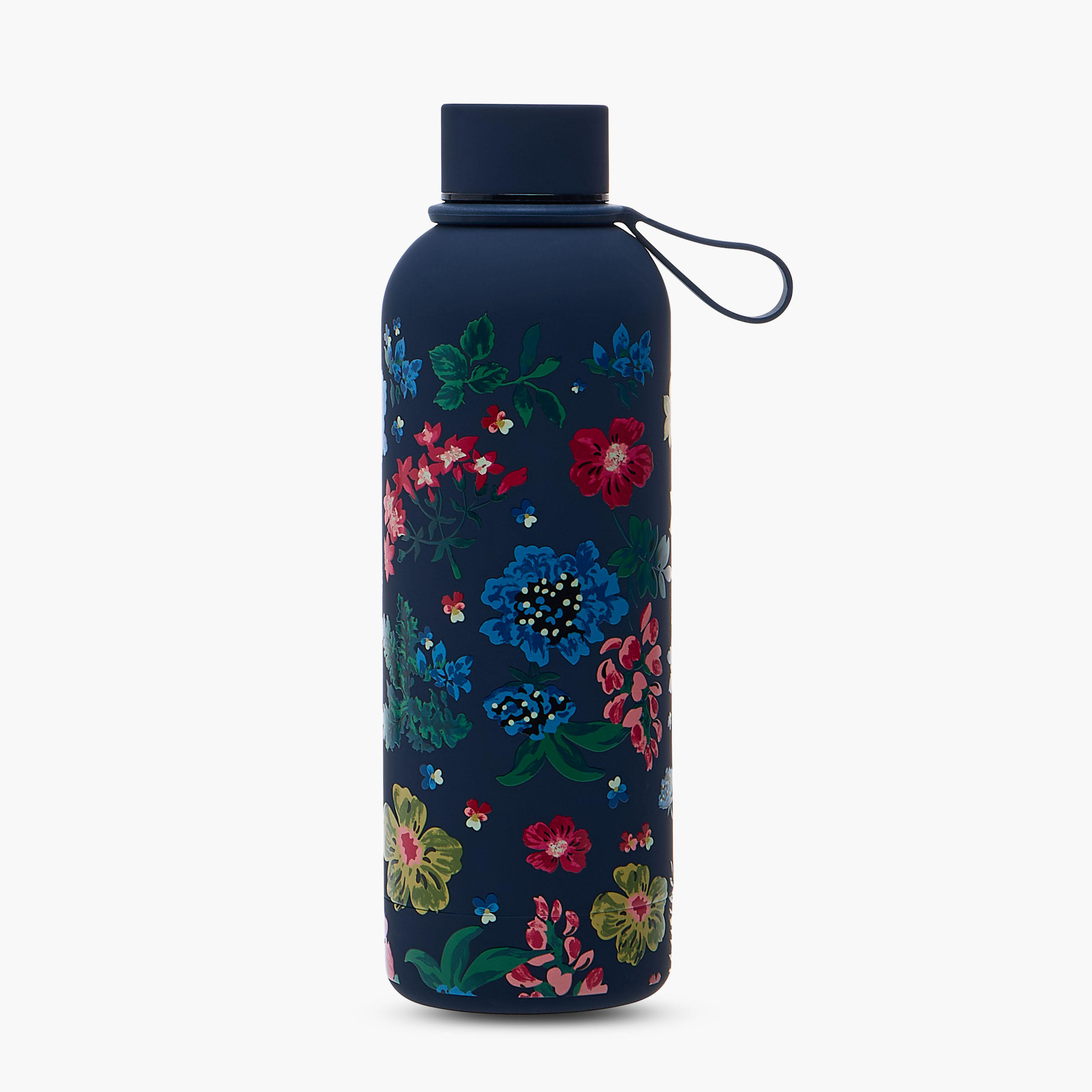 Floral Print Stainless Steel Water Bottle - 500 ml-household-dining-drinkserveware-bottles-image-1