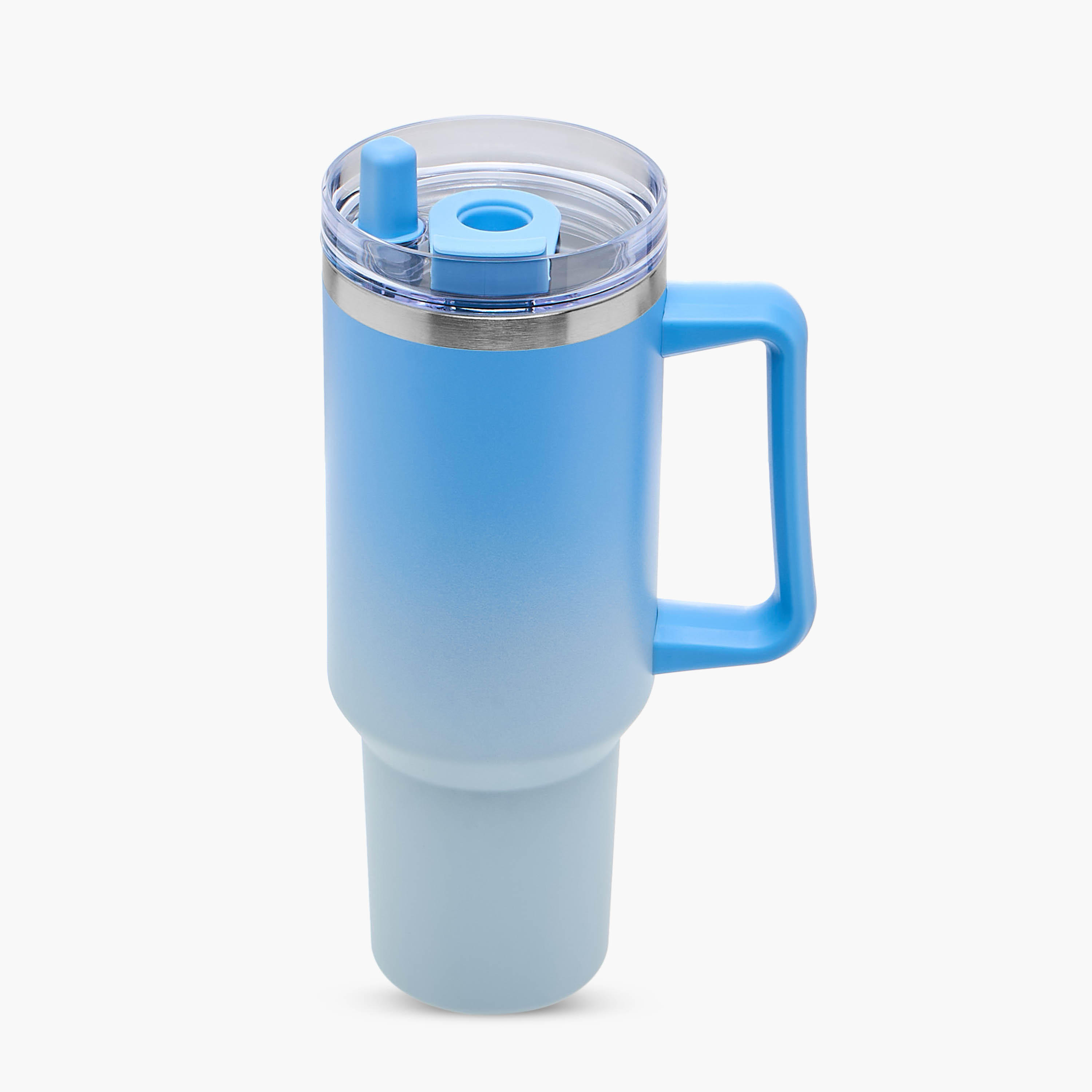 Ombre Stainless Steel Tumbler with Straw and Cap - 1.2 L-household-dining-drinkserveware-bottles-image-3