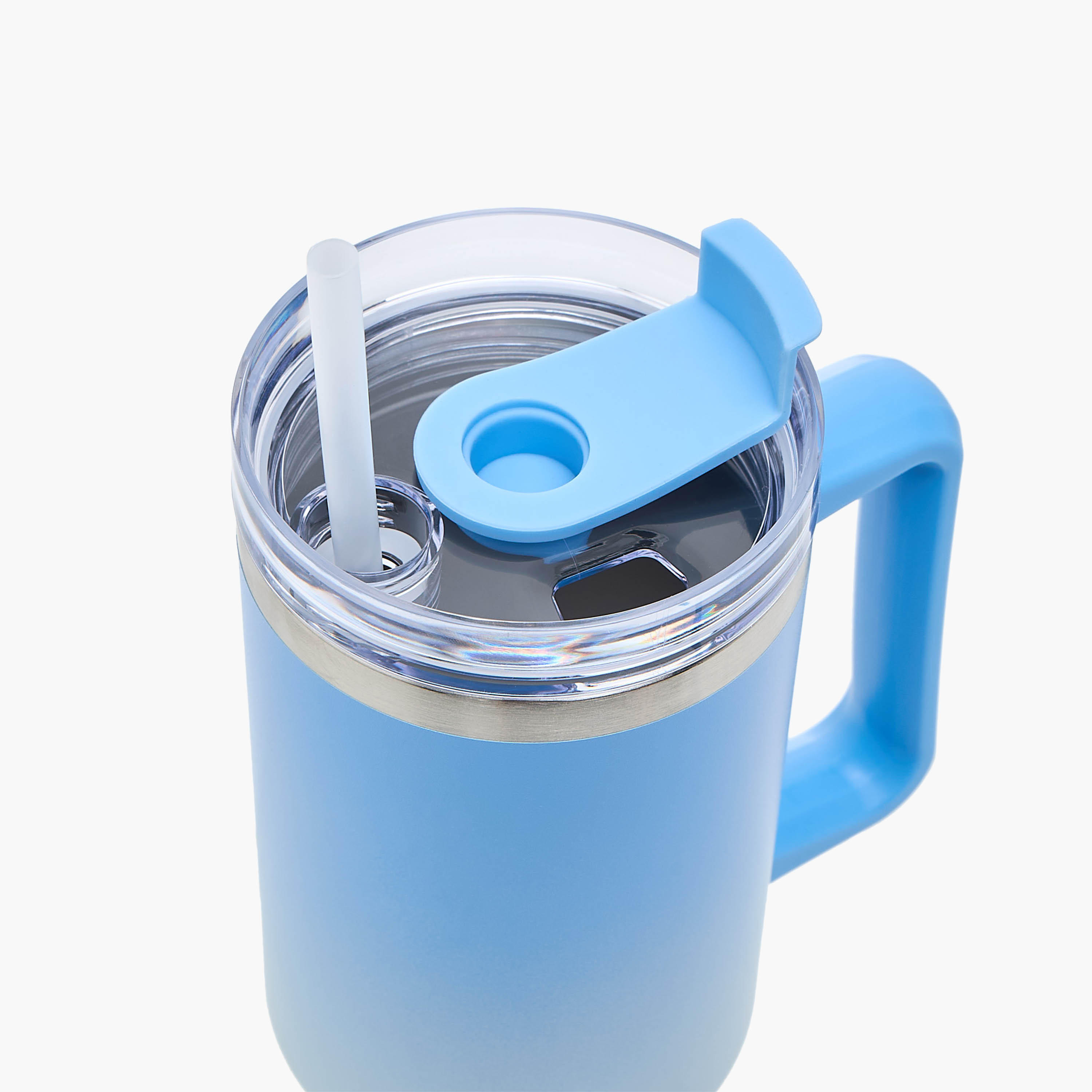 Ombre Stainless Steel Tumbler with Straw and Cap - 1.2 L-household-dining-drinkserveware-bottles-image-4