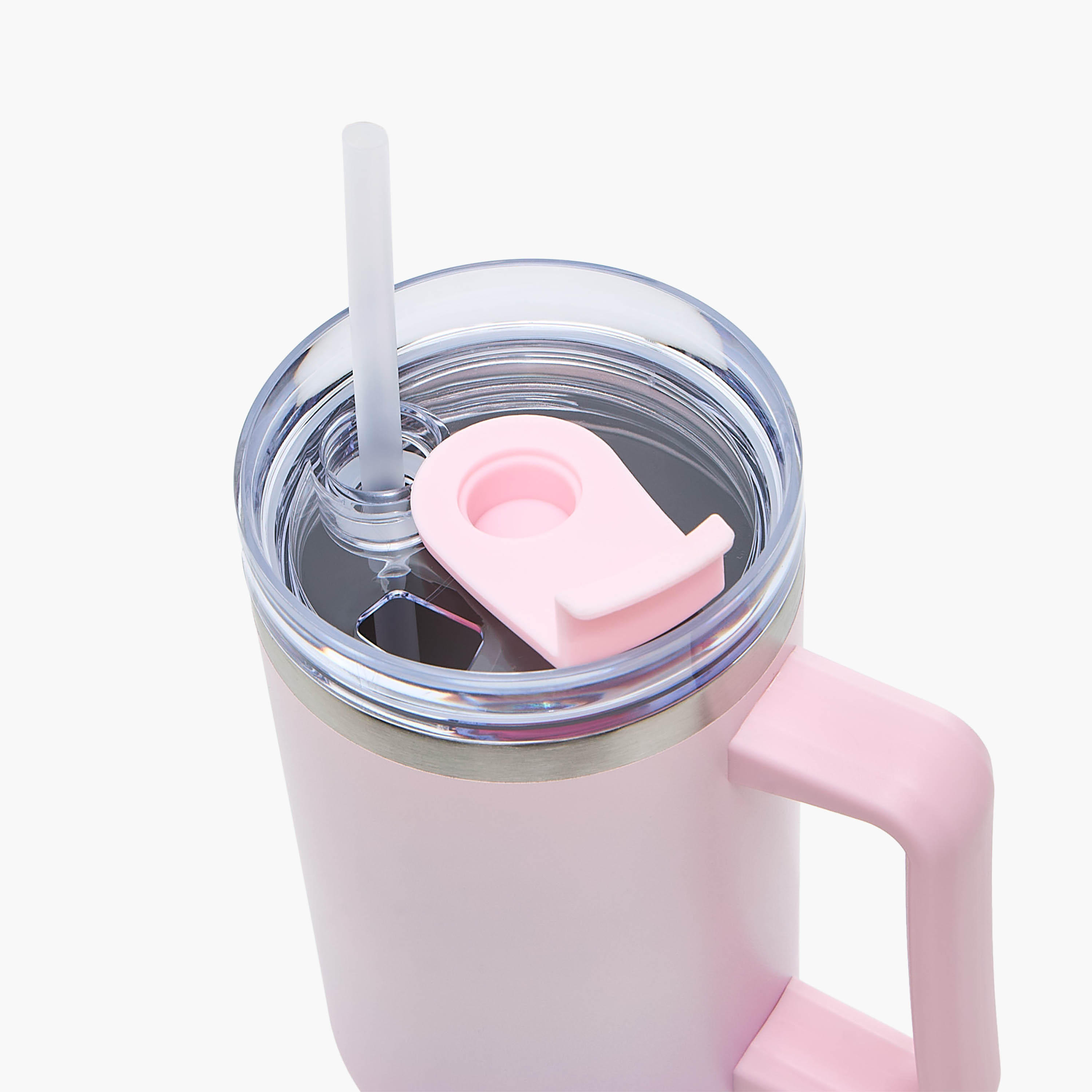 Colour Gradation Double Wall Stainless Steel Tumbler with Straw and Cap - 1200 ml-school-waterbottles-image-4
