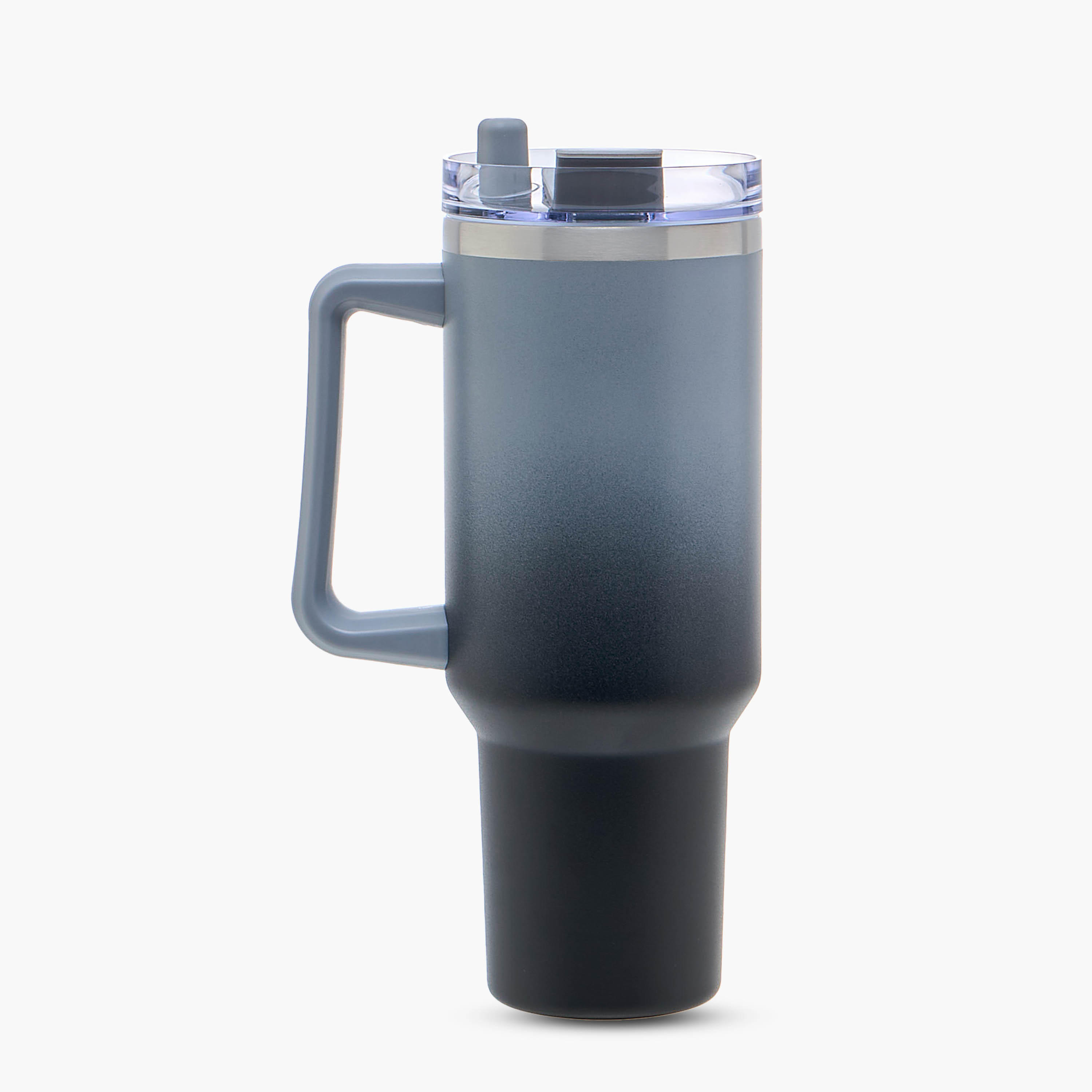 Ombre Stainless Steel Tumbler with Straw and Cap - 1.2 L-household-dining-drinkserveware-bottles-image-1