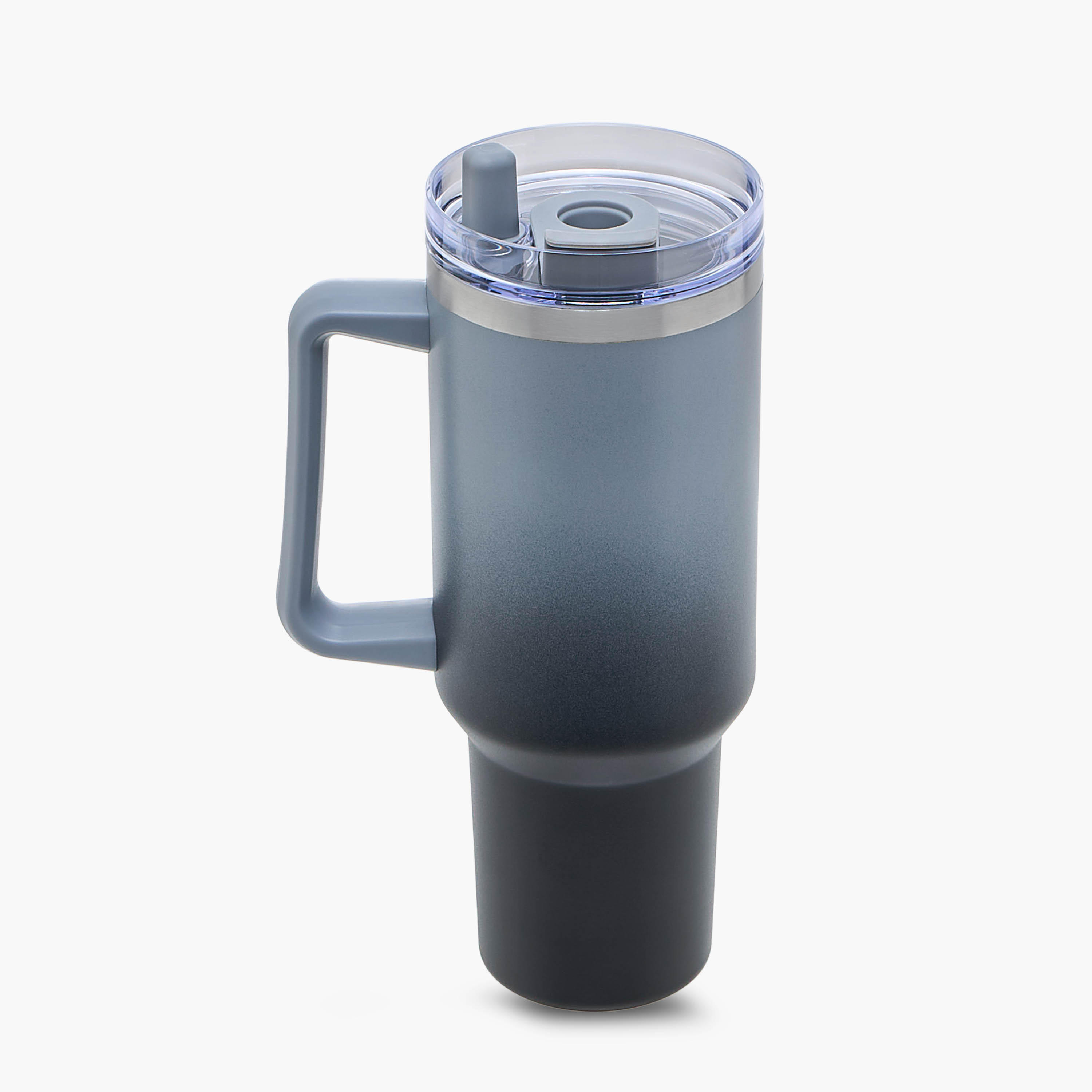 Ombre Stainless Steel Tumbler with Straw and Cap - 1.2 L-household-dining-drinkserveware-bottles-image-3