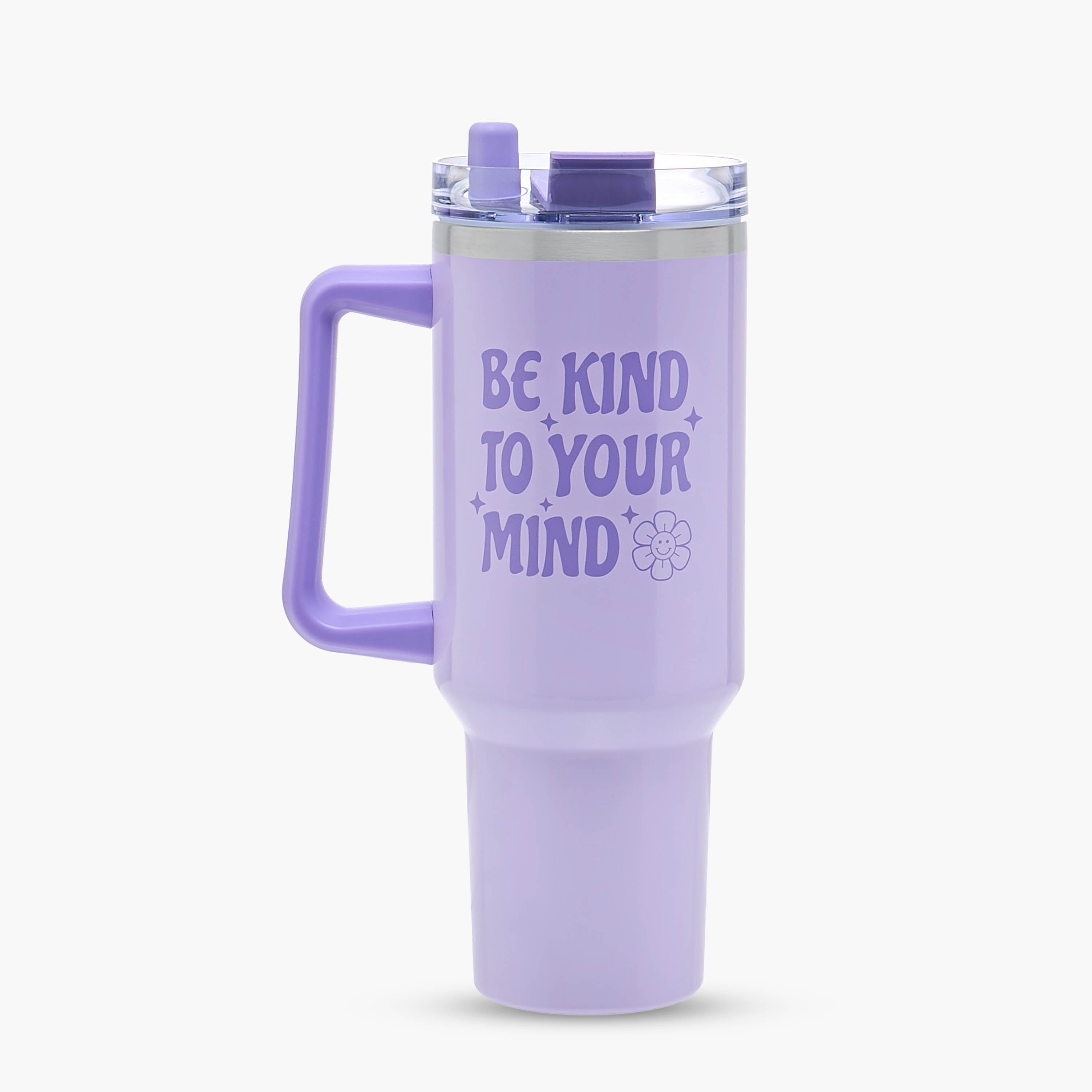Printed Stainless Steel Double Wall Tumbler with Straw and Cap - 1200 ml-school-waterbottles-image-1