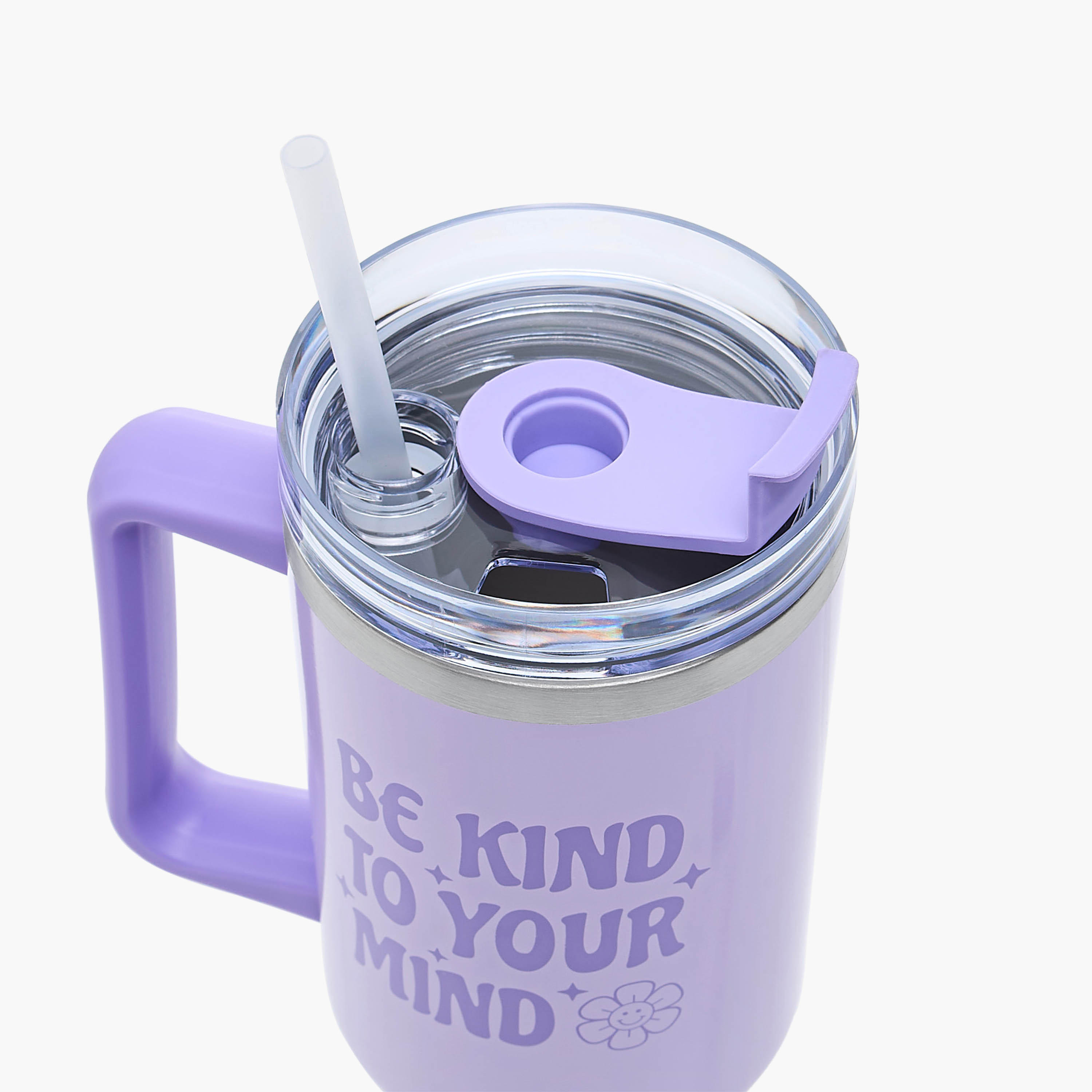 Printed Stainless Steel Double Wall Tumbler with Straw and Cap - 1200 ml-school-waterbottles-image-4