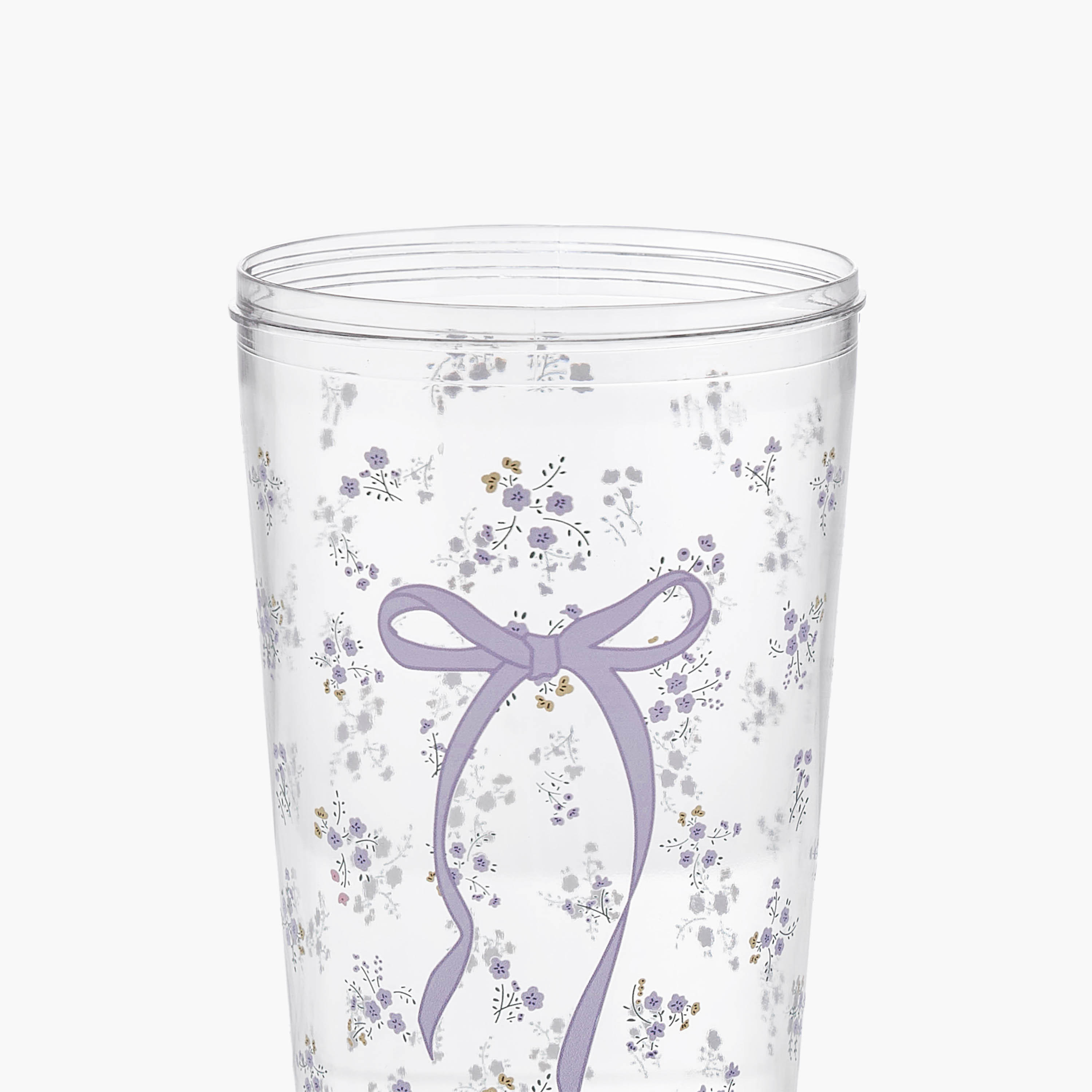 Floral Bow Print Tritan Tumbler with Straw - 710 ml-household-dining-drinkserveware-bottles-image-5
