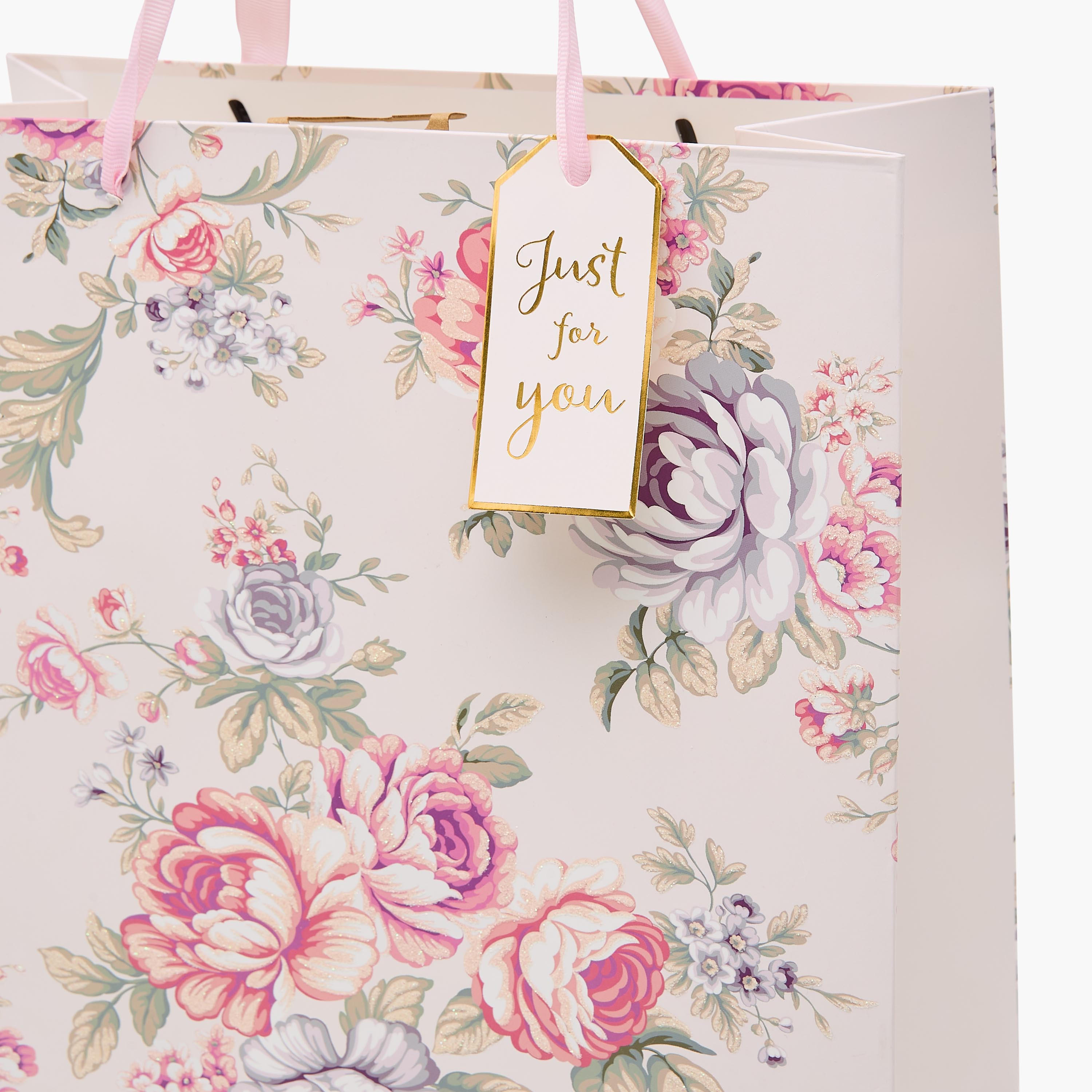 Floral Print Paper Gift Bag - Large-household-giftingaccessories-giftings-image-3