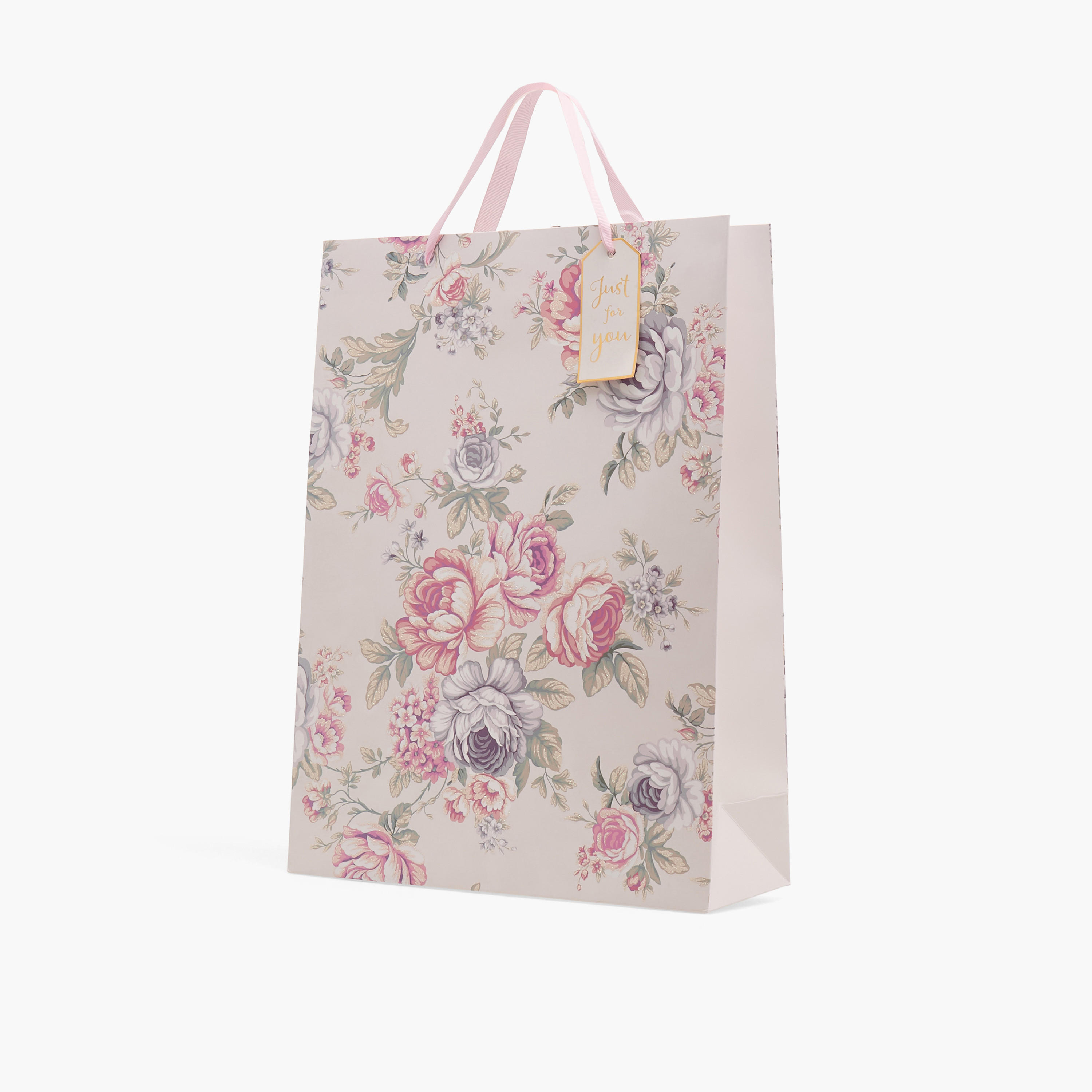 شنطة هدايا بطبعات زهرية - كبيرة جدًا-household-giftingaccessories-giftings-image-2
