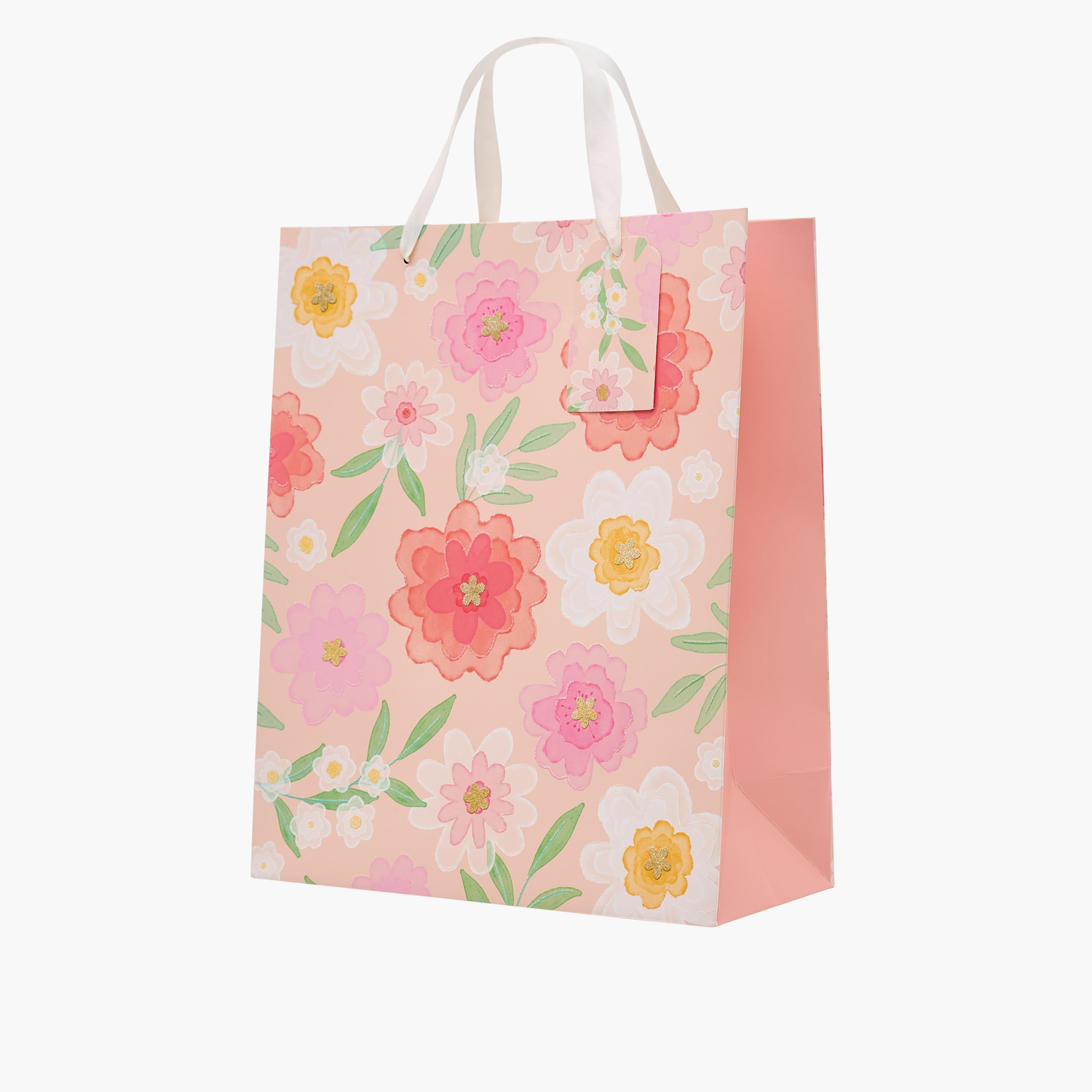 Floral Print Paper Gift Bag - Large-household-giftingaccessories-giftings-image-2