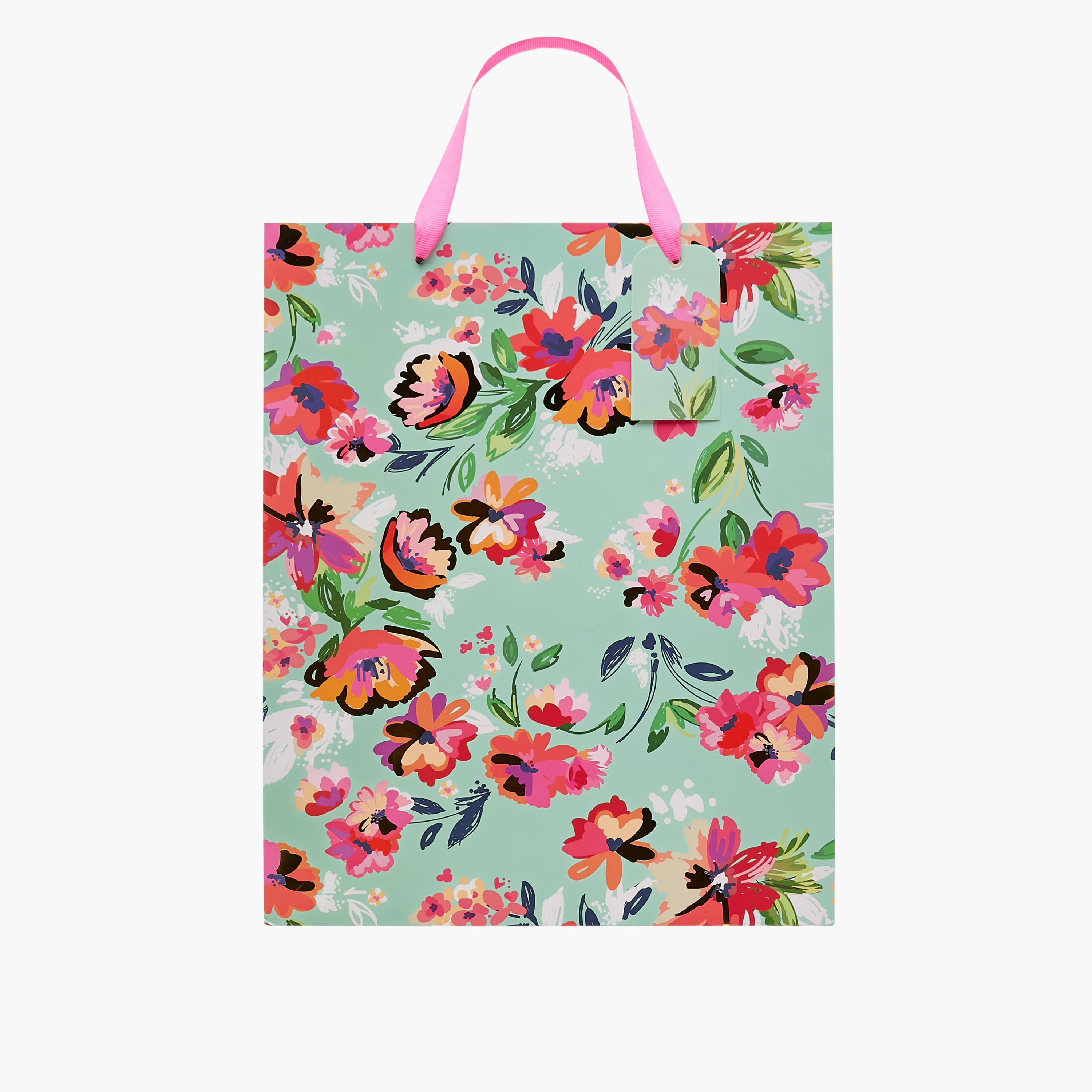 Floral Print Paper Gift Bag - Extra Large-household-giftingaccessories-giftings-image-1