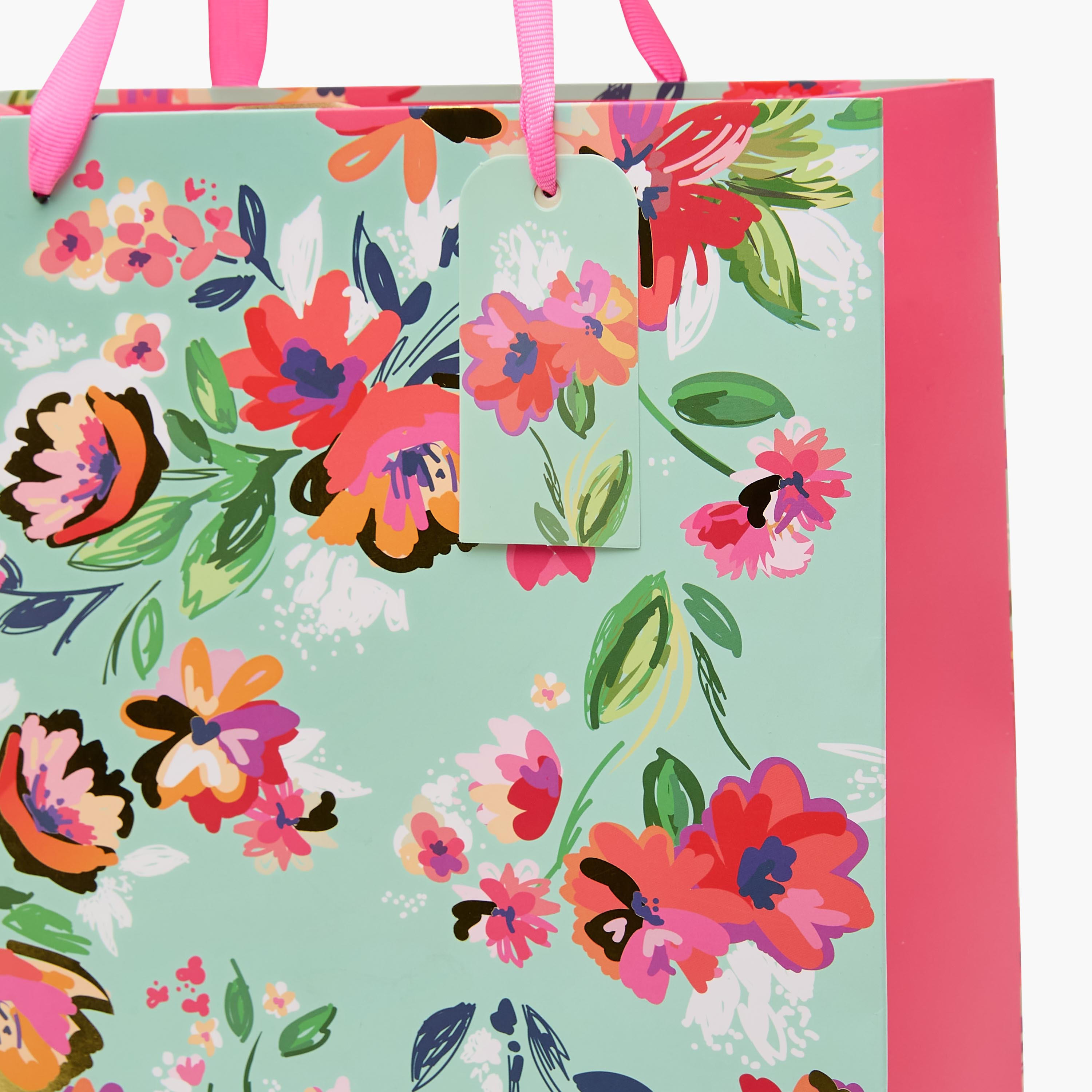 Floral Print Paper Gift Bag - Extra Large-household-giftingaccessories-giftings-image-3