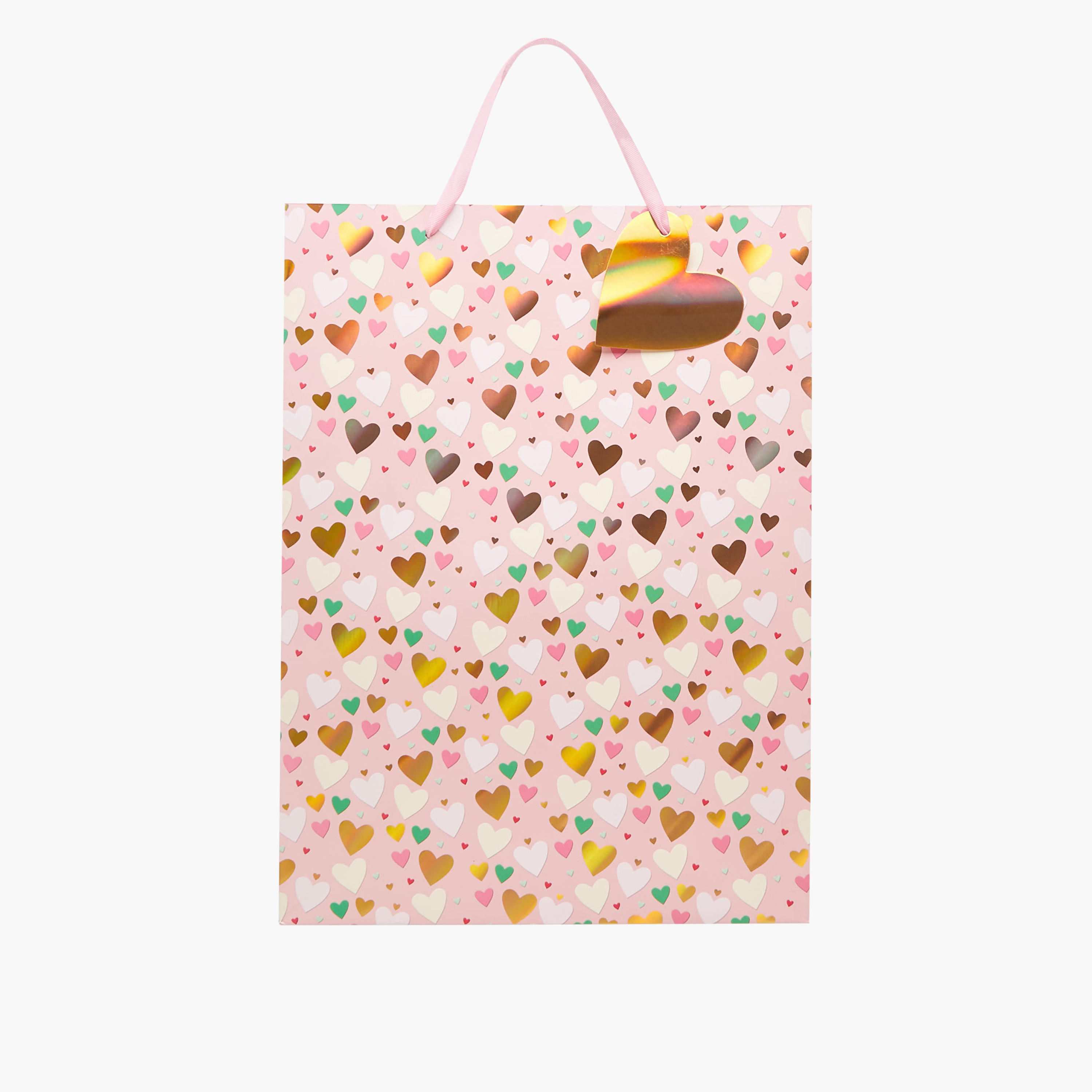 Heart Print Paper Gift Bag - Extra Large-household-giftingaccessories-giftings-image-1