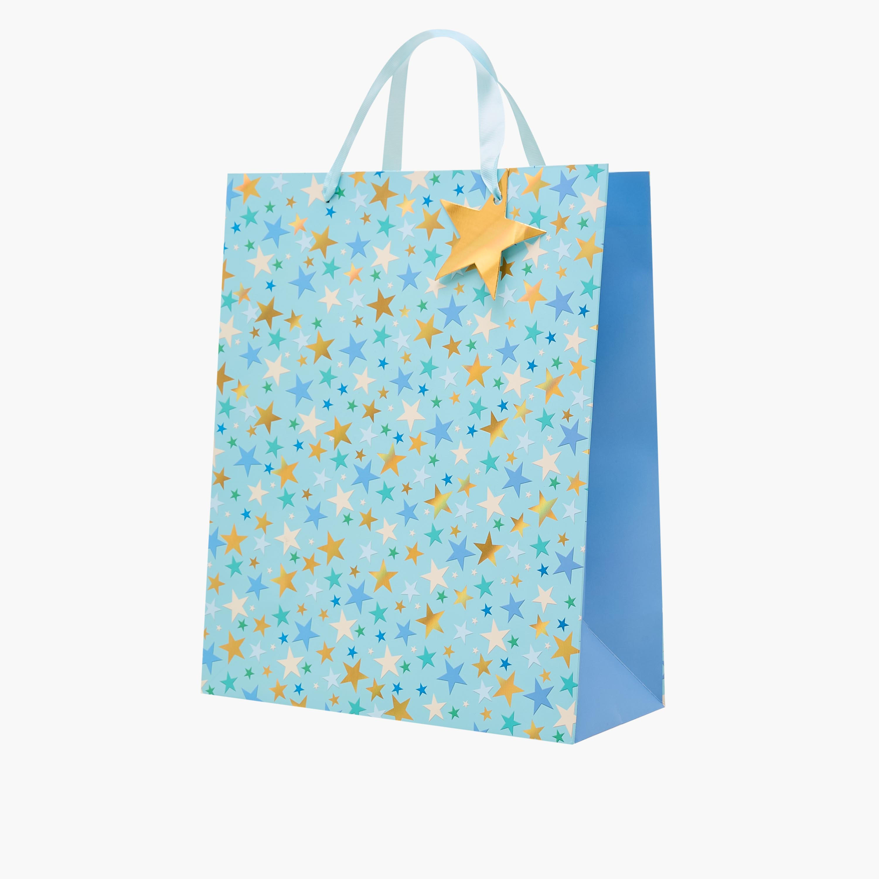 Star Print Paper Gift Bag - Large-household-giftingaccessories-giftings-image-2