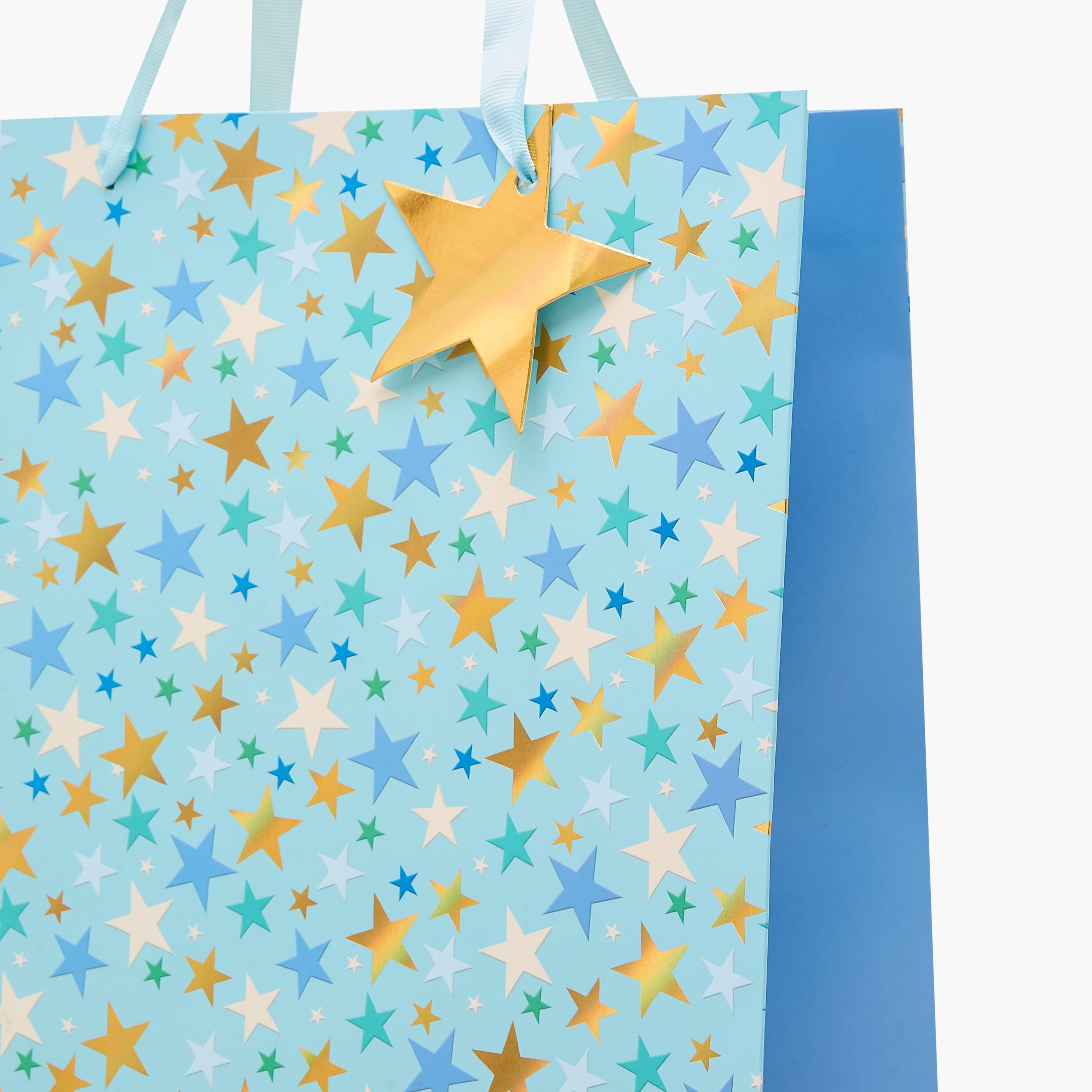 Star Print Paper Gift Bag - Extra Large-household-giftingaccessories-giftings-image-3