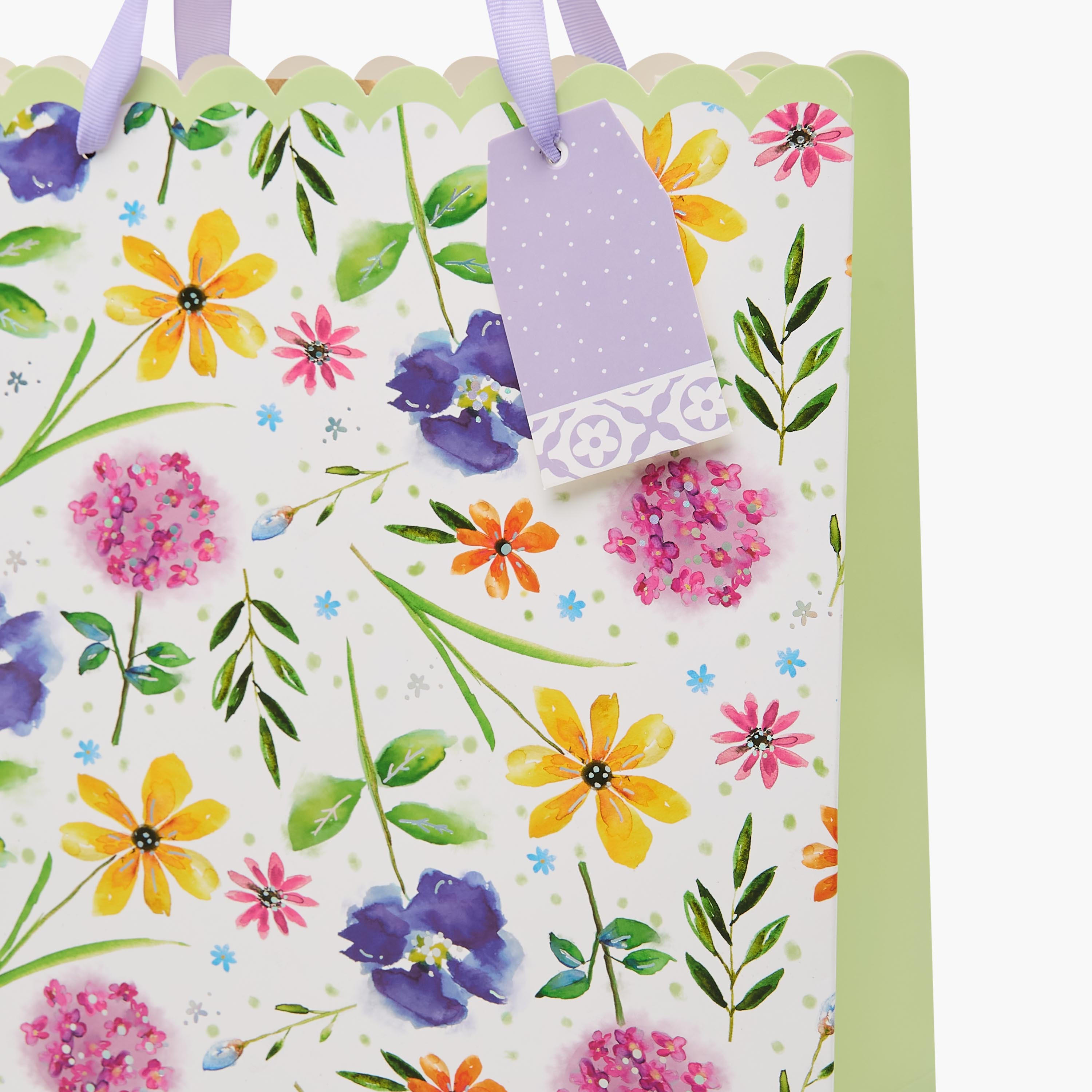 Floral Print Paper Gift Bag - Large-household-giftingaccessories-giftings-image-3
