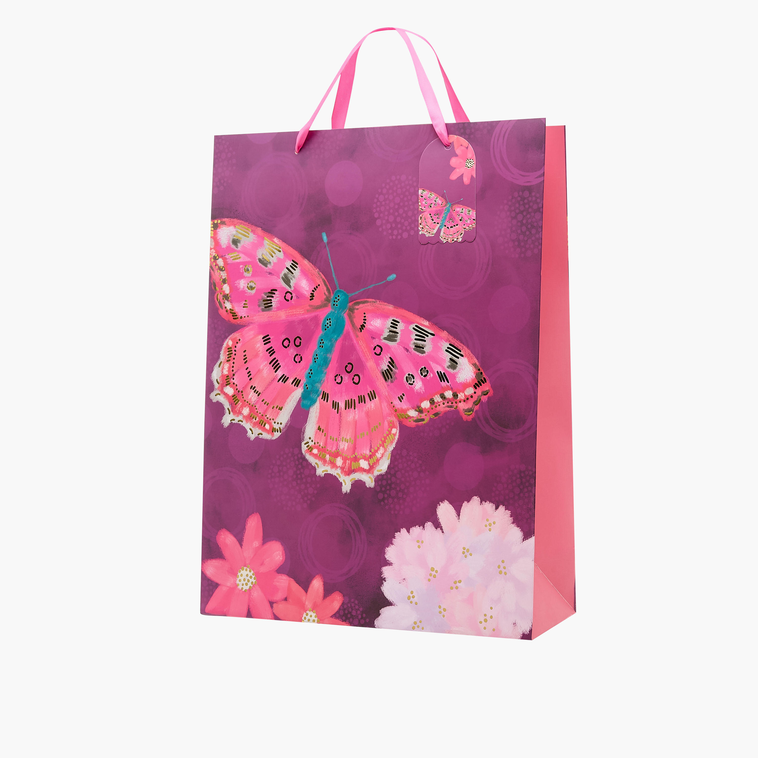 Butterfly Print Paper Gift Bag - Extra Large-household-giftingaccessories-giftings-image-2
