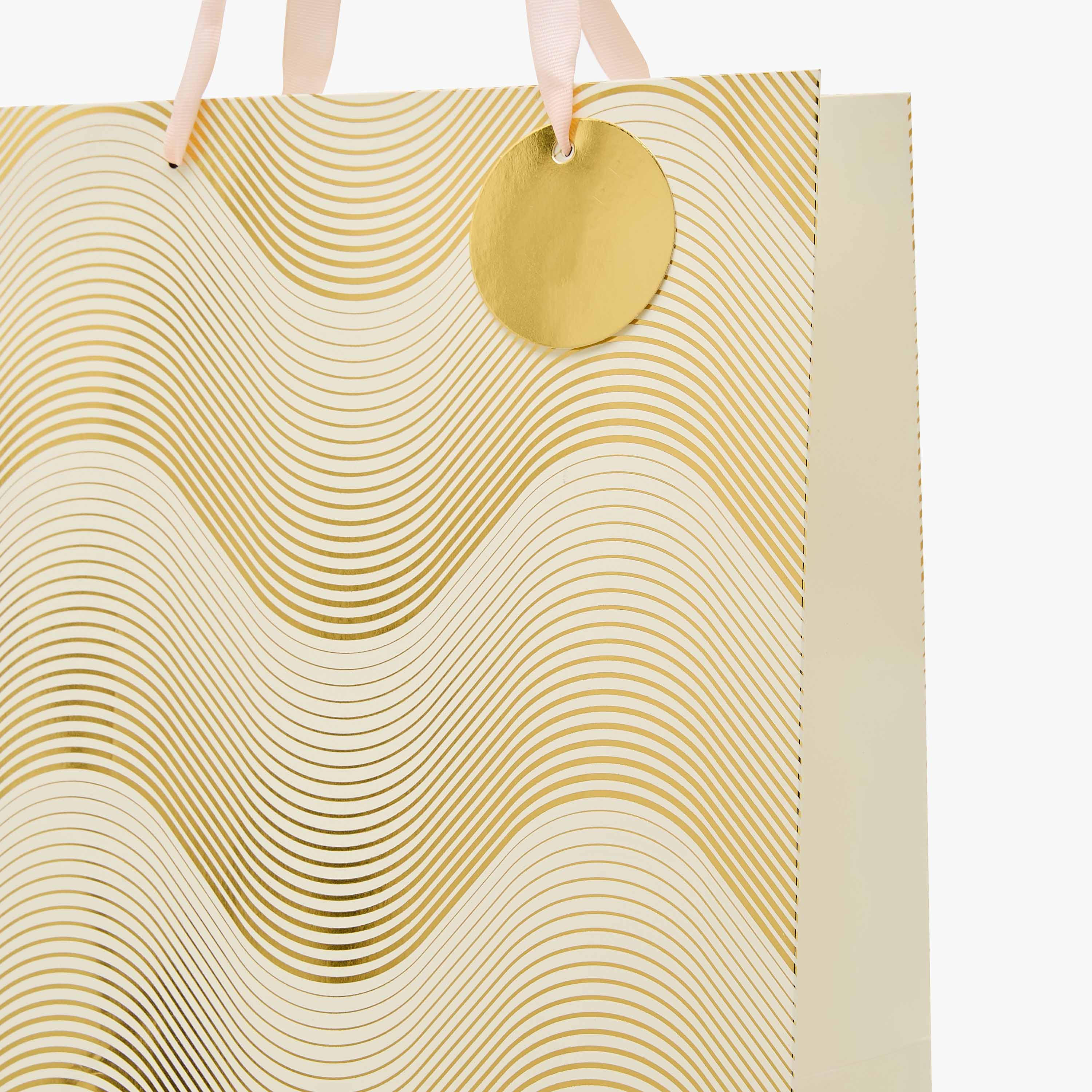 Wave Print Paper Gift Bag - Large-household-giftingaccessories-giftings-image-3