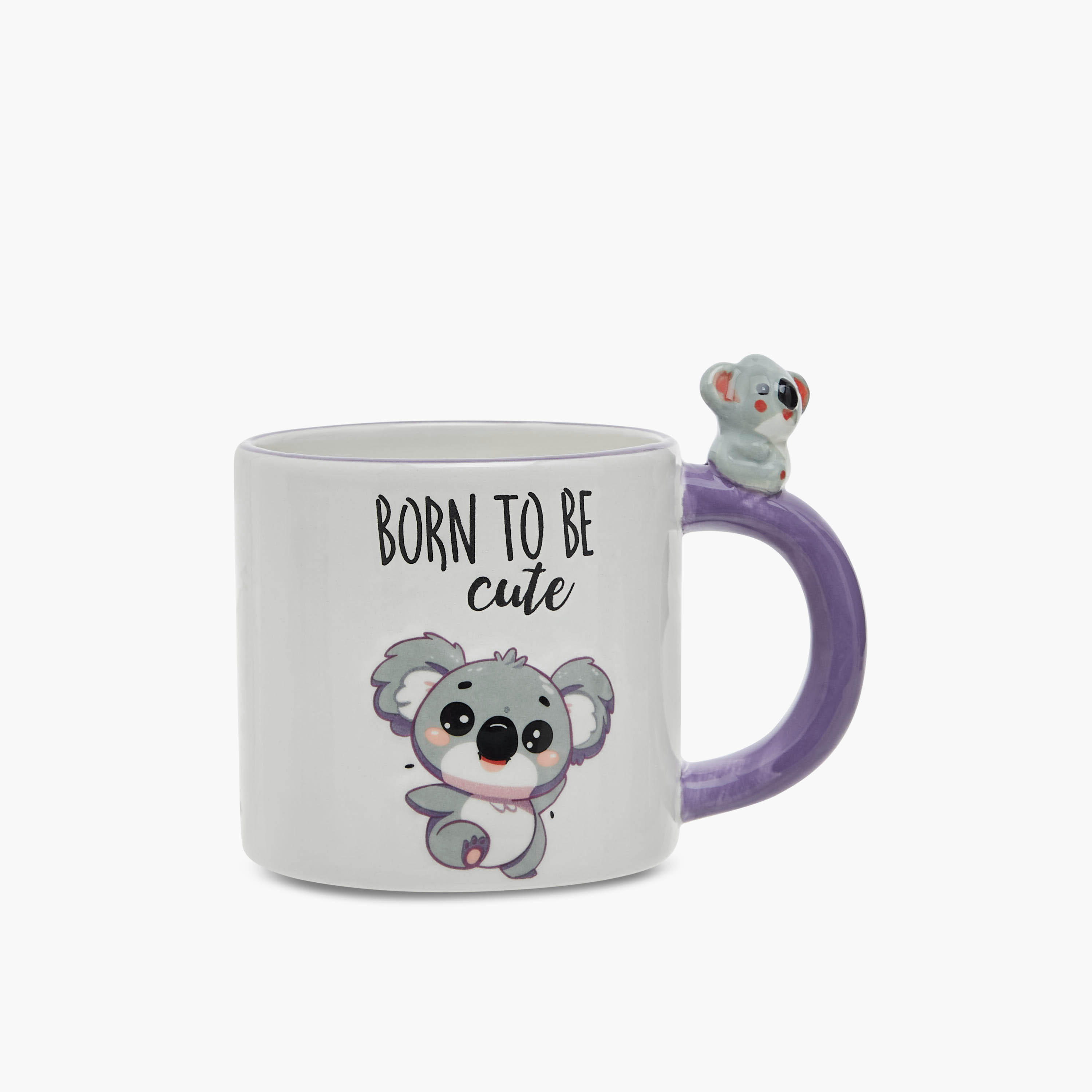 مج سيراميك بزينة كوالا ثلاثية الأبعاد - 390 مل-household-dining-teaandcoffee-mugsandcups-image-5