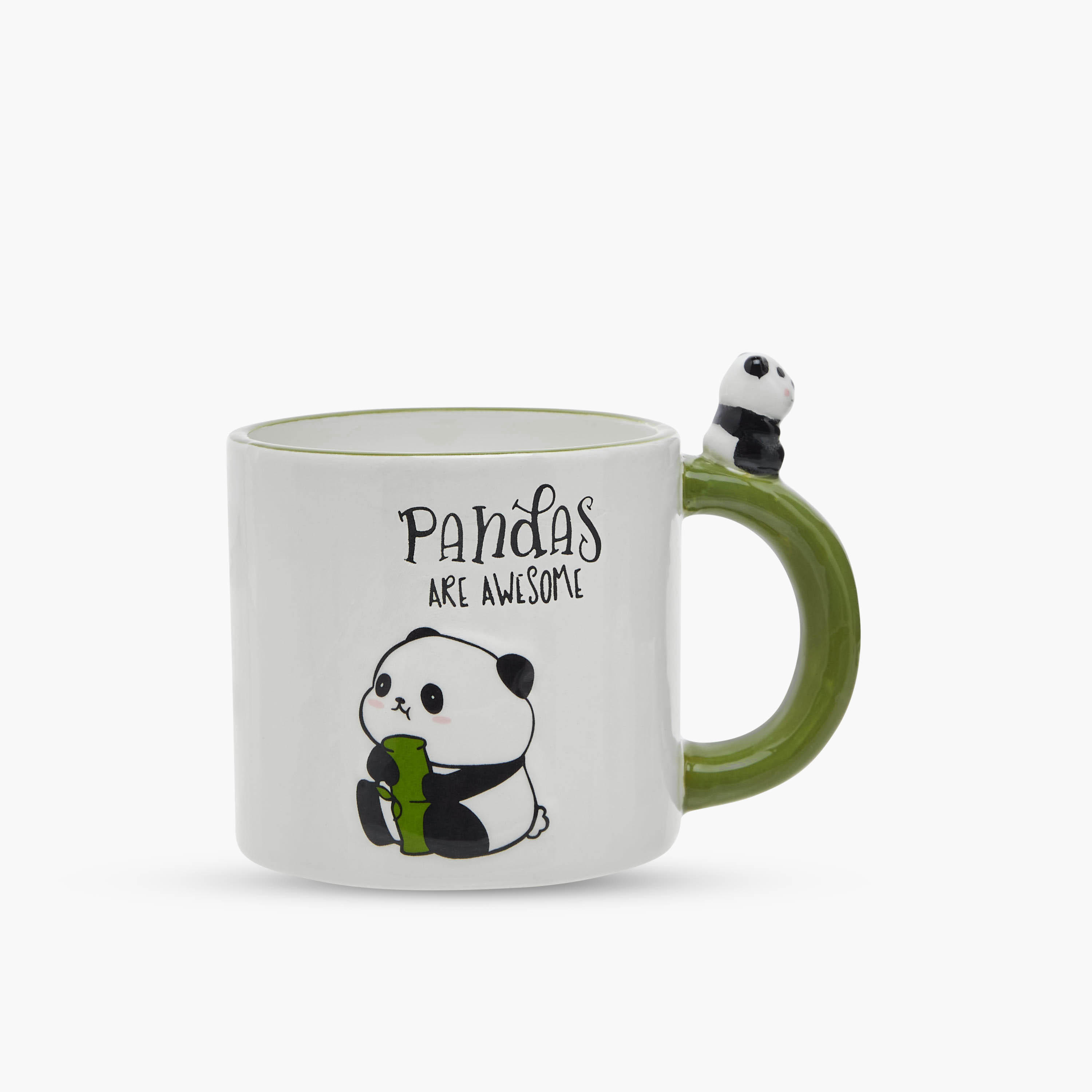 3D Panda Accent Ceramic Mug - 390 ml-household-dining-teaandcoffee-mugsandcups-image-1