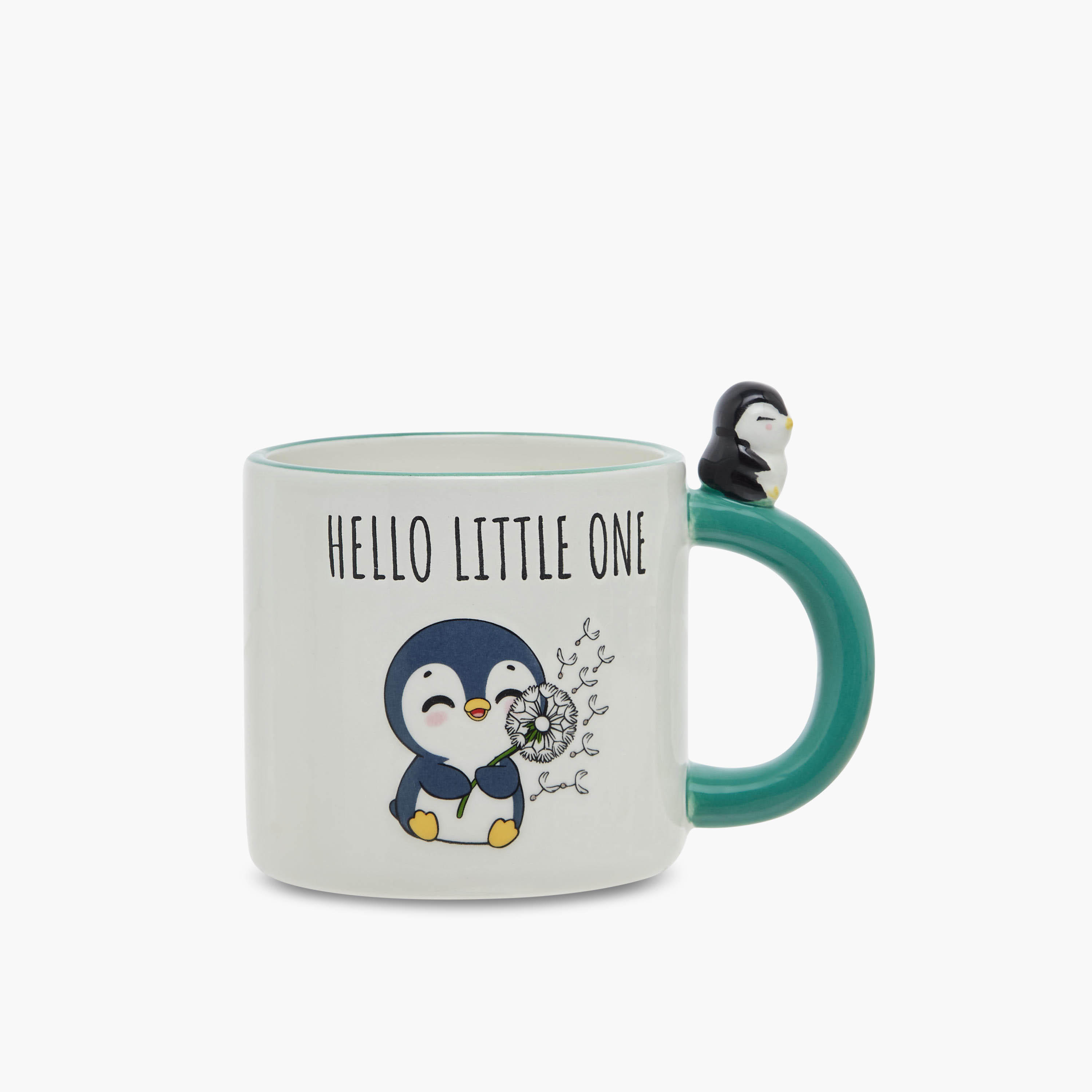 Penguin 3D Embossed Dolomite Mug - 390 ml-household-dining-teaandcoffee-mugsandcups-image-1
