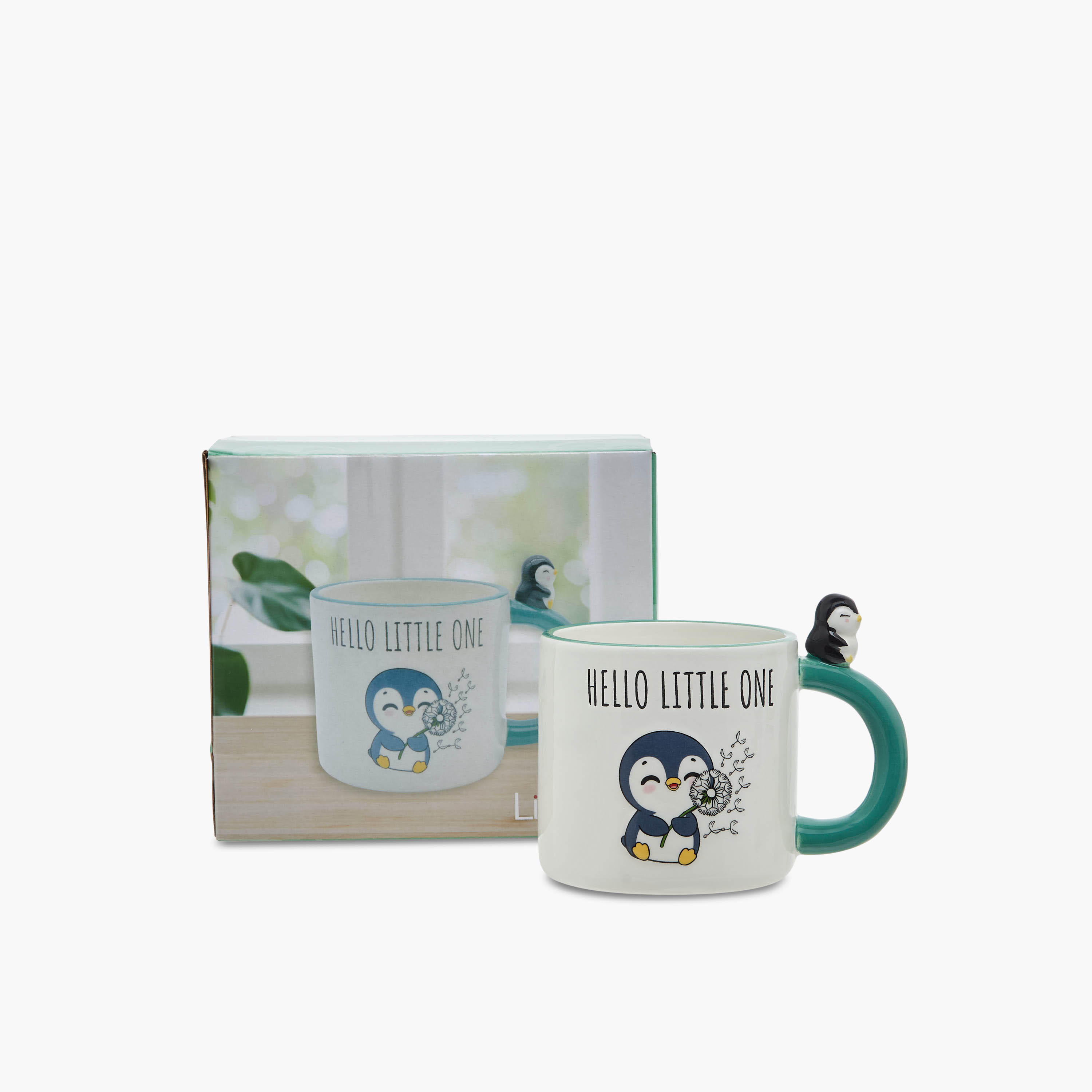 Penguin 3D Embossed Dolomite Mug - 390 ml-household-dining-teaandcoffee-mugsandcups-image-5