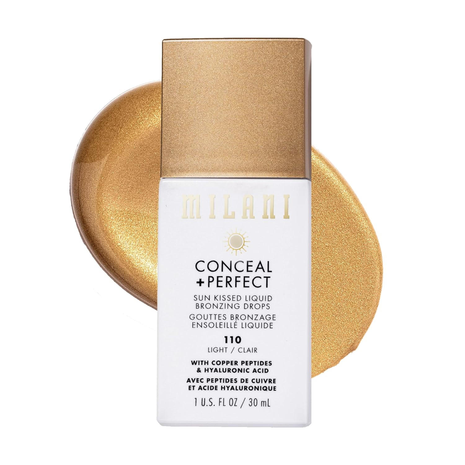 Milani Cosmetics Conceal and Perfect Sun Kissed Liquid Bronzing Drops with Copper Peptides 30 ml-beautyandpersonalcare-makeup-face-bronzers-image-1