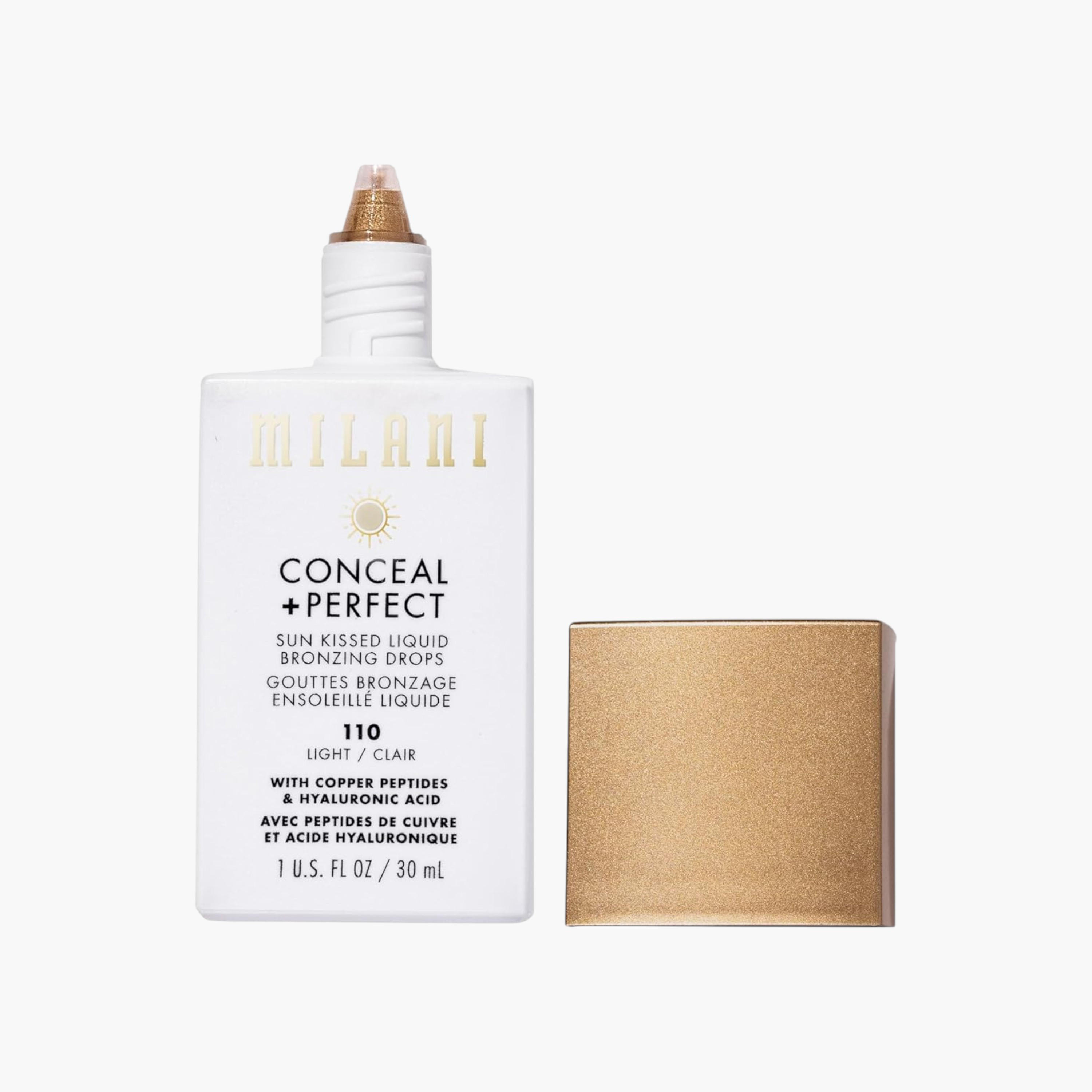 قطرة تسمير سائلة كونسيل آند بيرفكت صن كيسد بببتيدات النحاس من ميلاني كوزمتكس - 30 مل-beautyandpersonalcare-makeup-face-bronzers-image-2