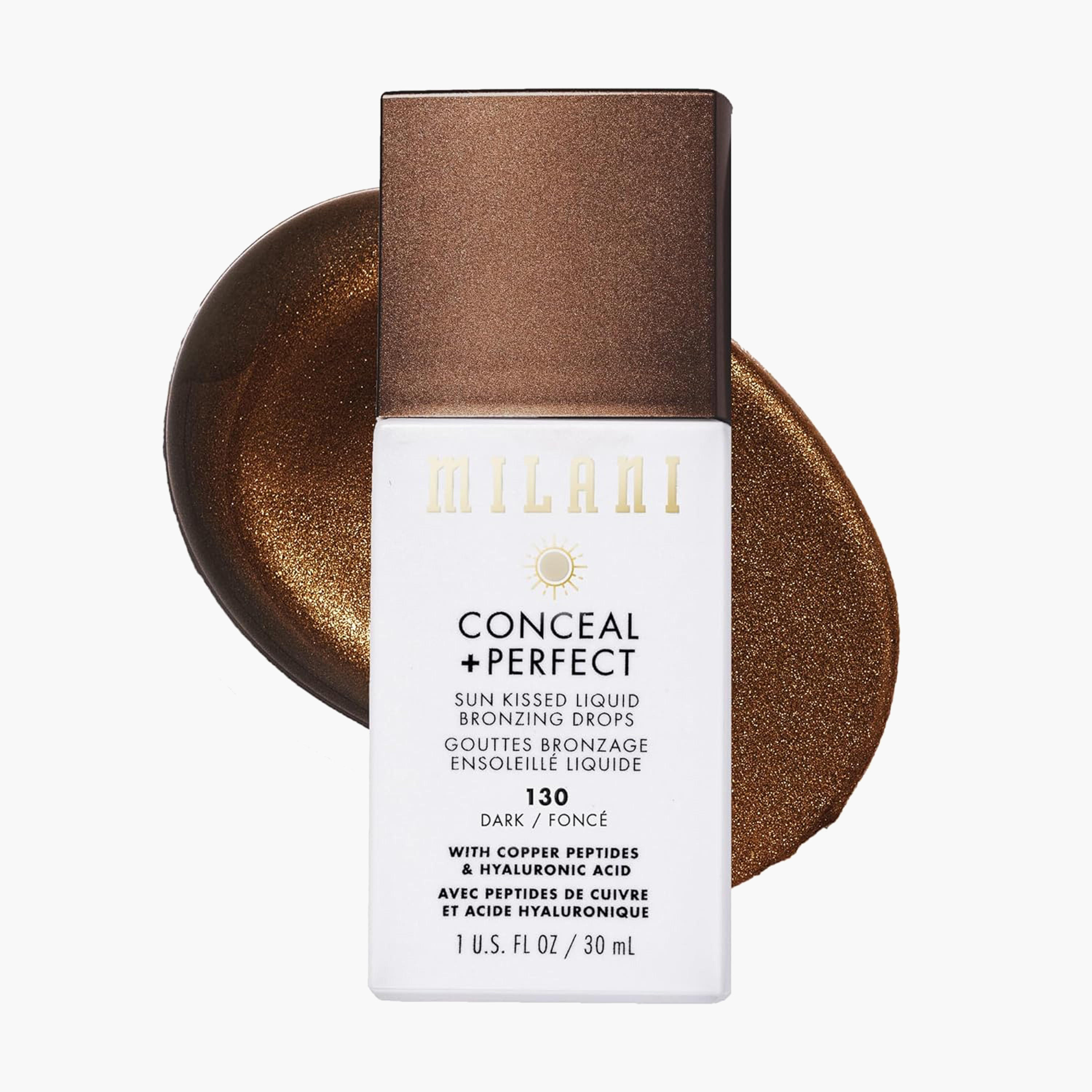 قطرة تسمير سائلة كونسيل آند بيرفكت صن كيسد بببتيدات النحاس من ميلاني كوزمتكس - 30 مل-beautyandpersonalcare-makeup-face-bronzers-image-7