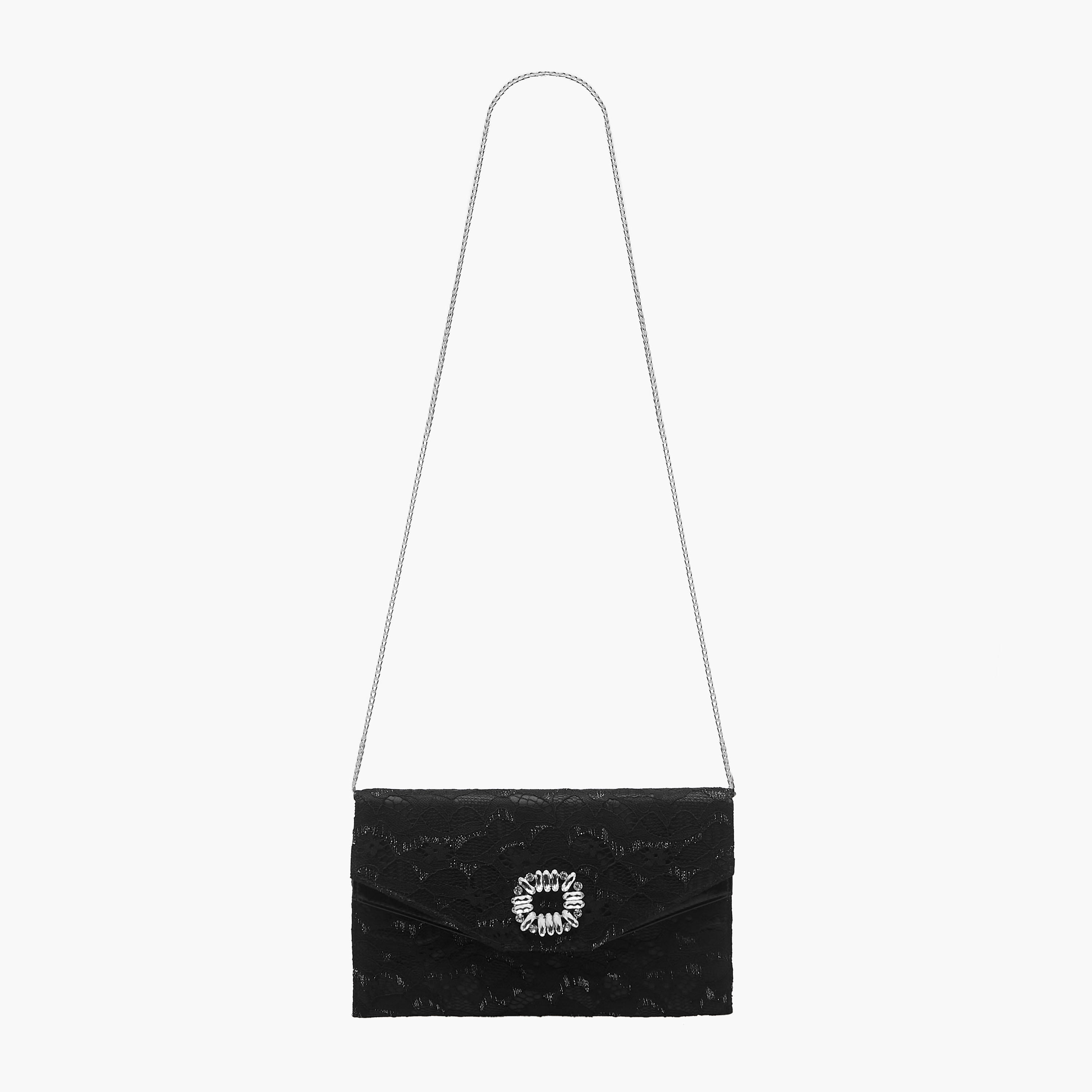 Celeste Embellished Clutch with Chain Strap-women-bagsandwallets-wallets-image-4