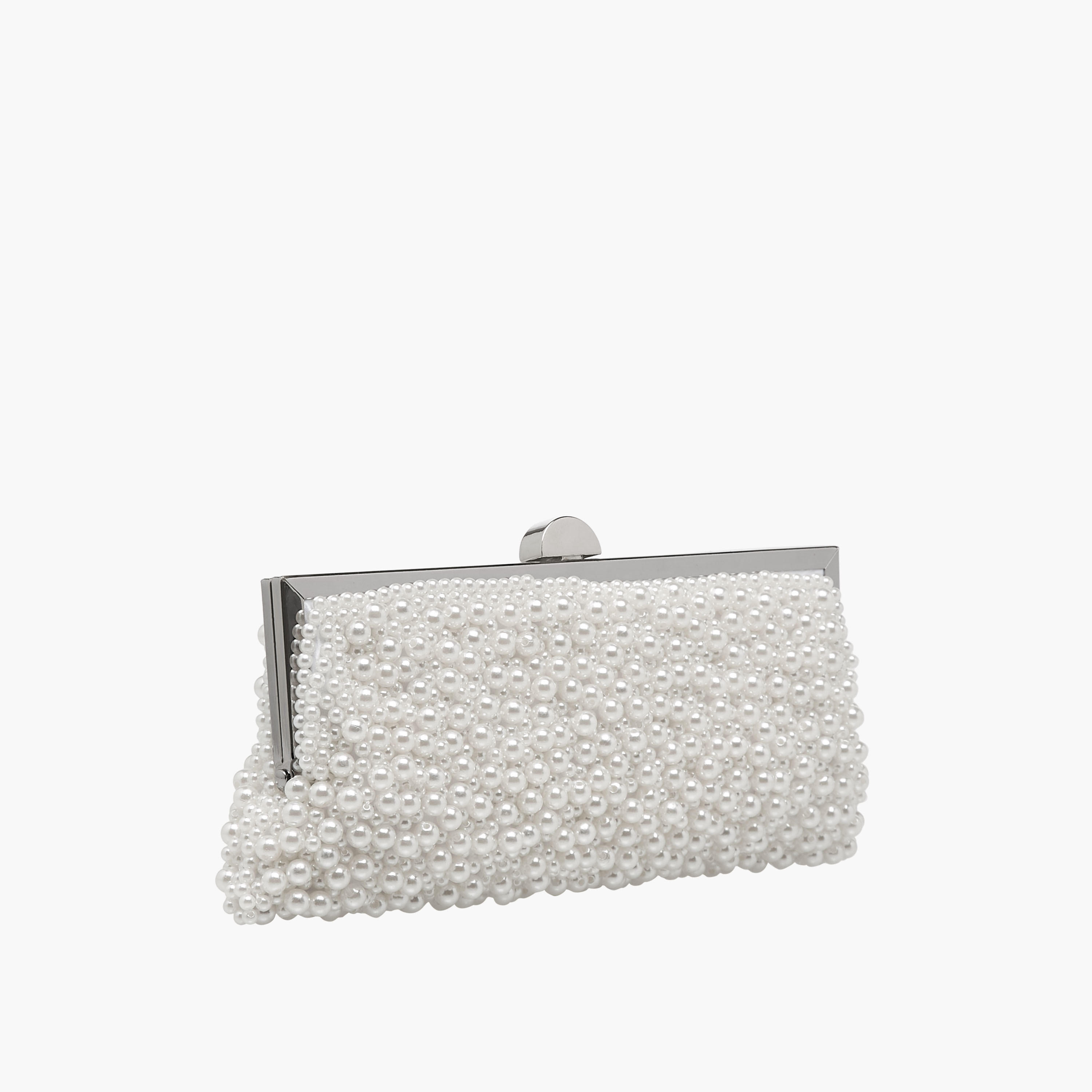 Celeste Pearl Embellished Clutch with Chain Strap-women-bagsandwallets-wallets-image-5