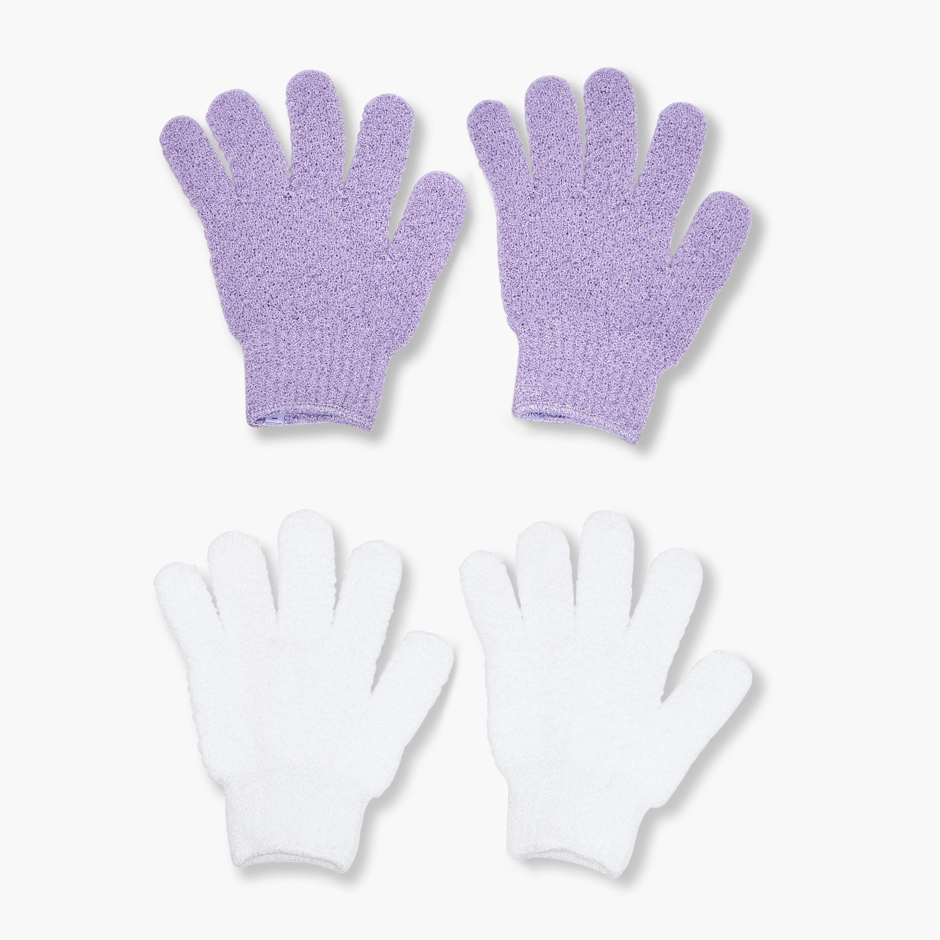 GLOO 2-Piece Exfoliating Bath Gloves Set-household-bathandlaundry-bathaccessories-bathaccessorysets-image-1