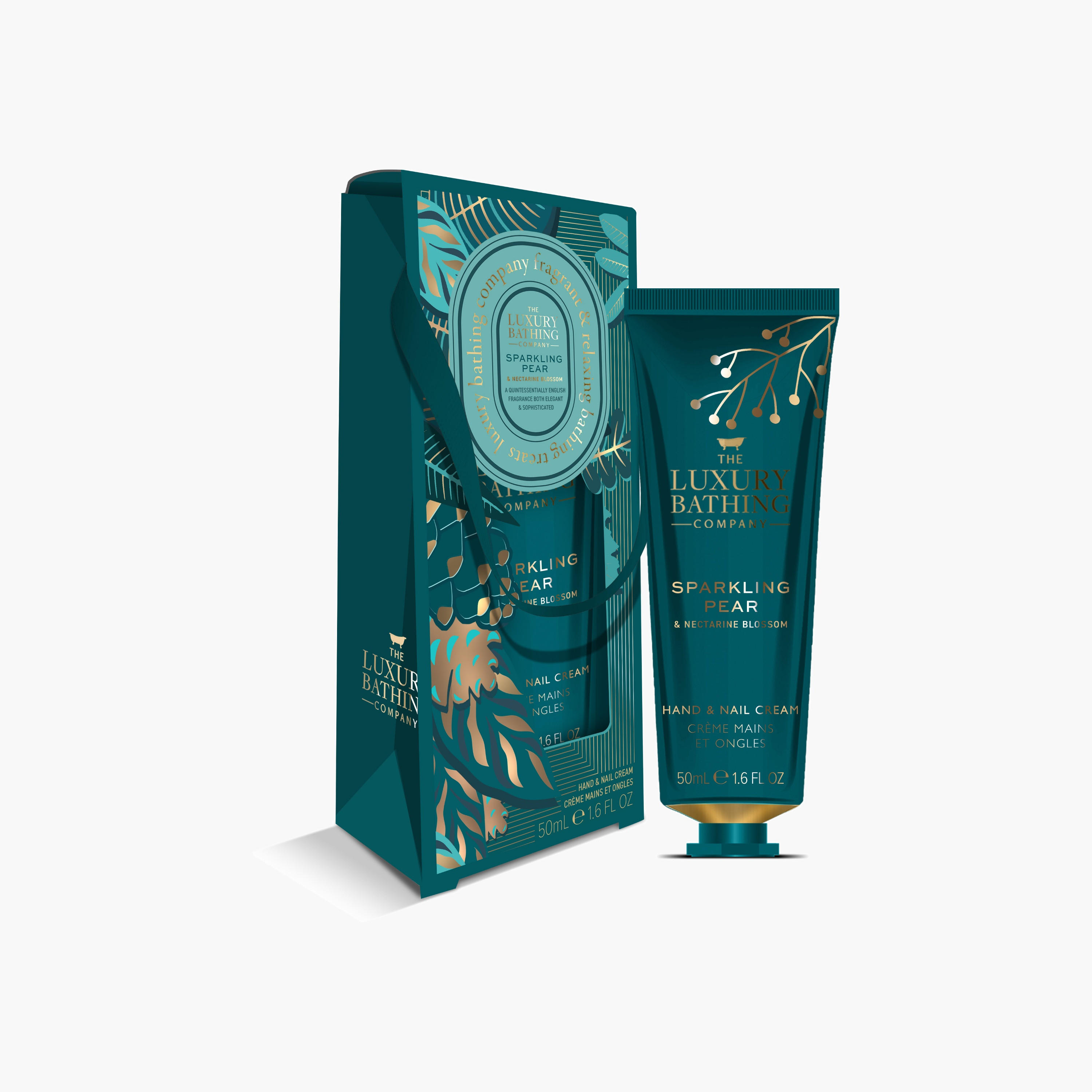 لاكشري باثينج كومبانيكريم اليدين بالكمثرى المتلألئة والنكتارين-beautyandpersonalcare-giftsets-image-1