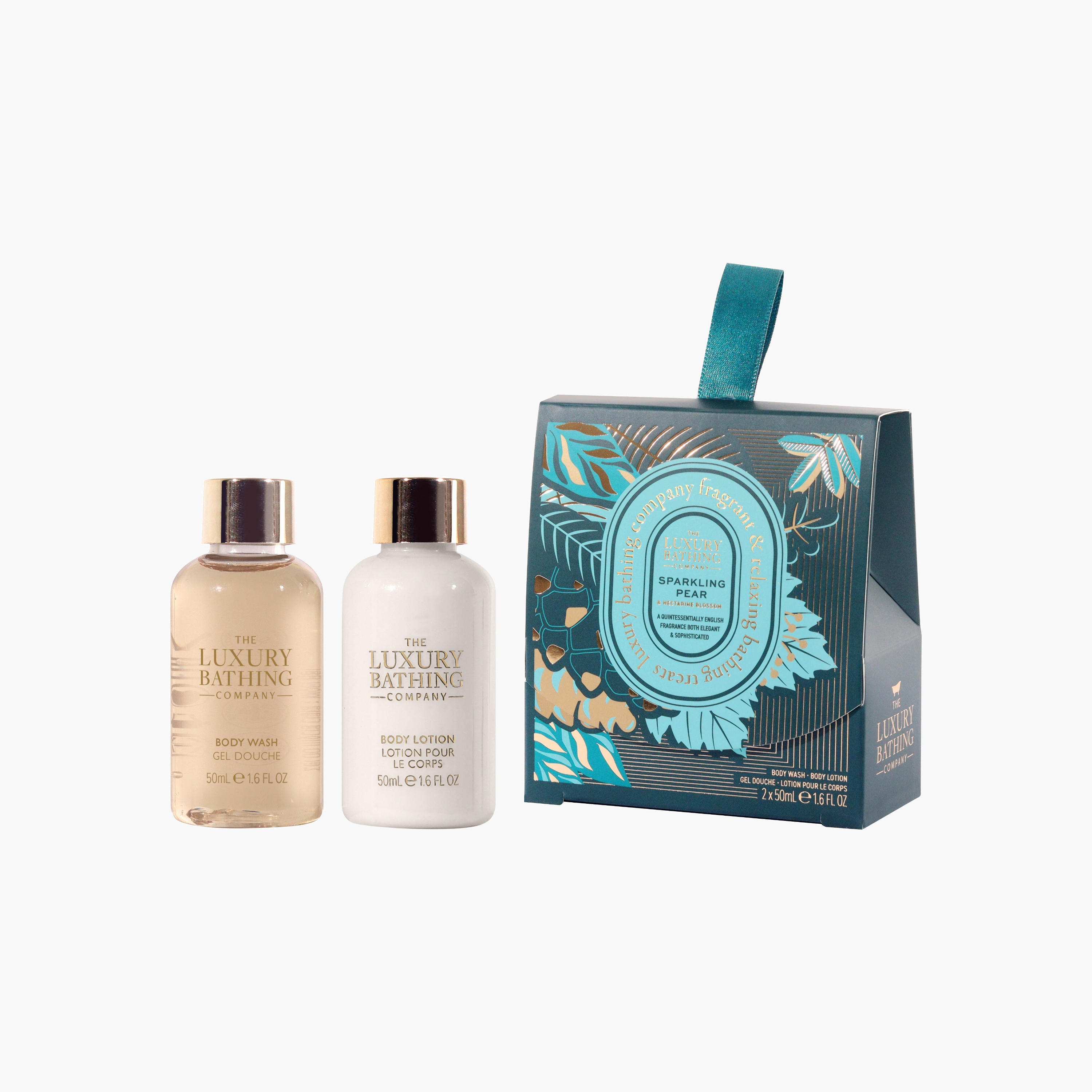 Luxury Bathing Company Sparkling Pear Nectarine Gift Set-beautyandpersonalcare-giftsets-image-1