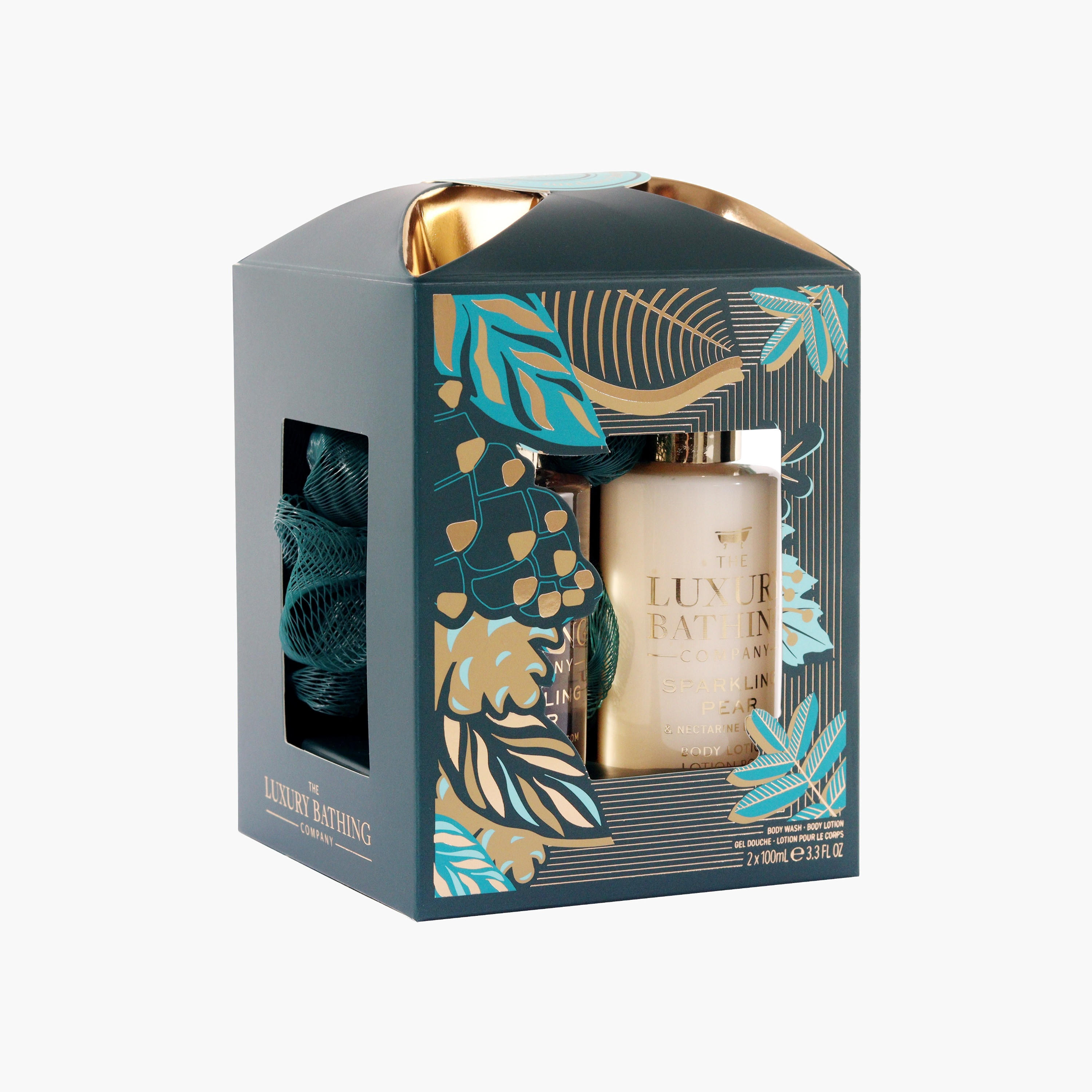 لاكشري باثينج كومبانيمجموعة استحمام كمثرى و نكتارين متلألئة-beautyandpersonalcare-giftsets-image-4