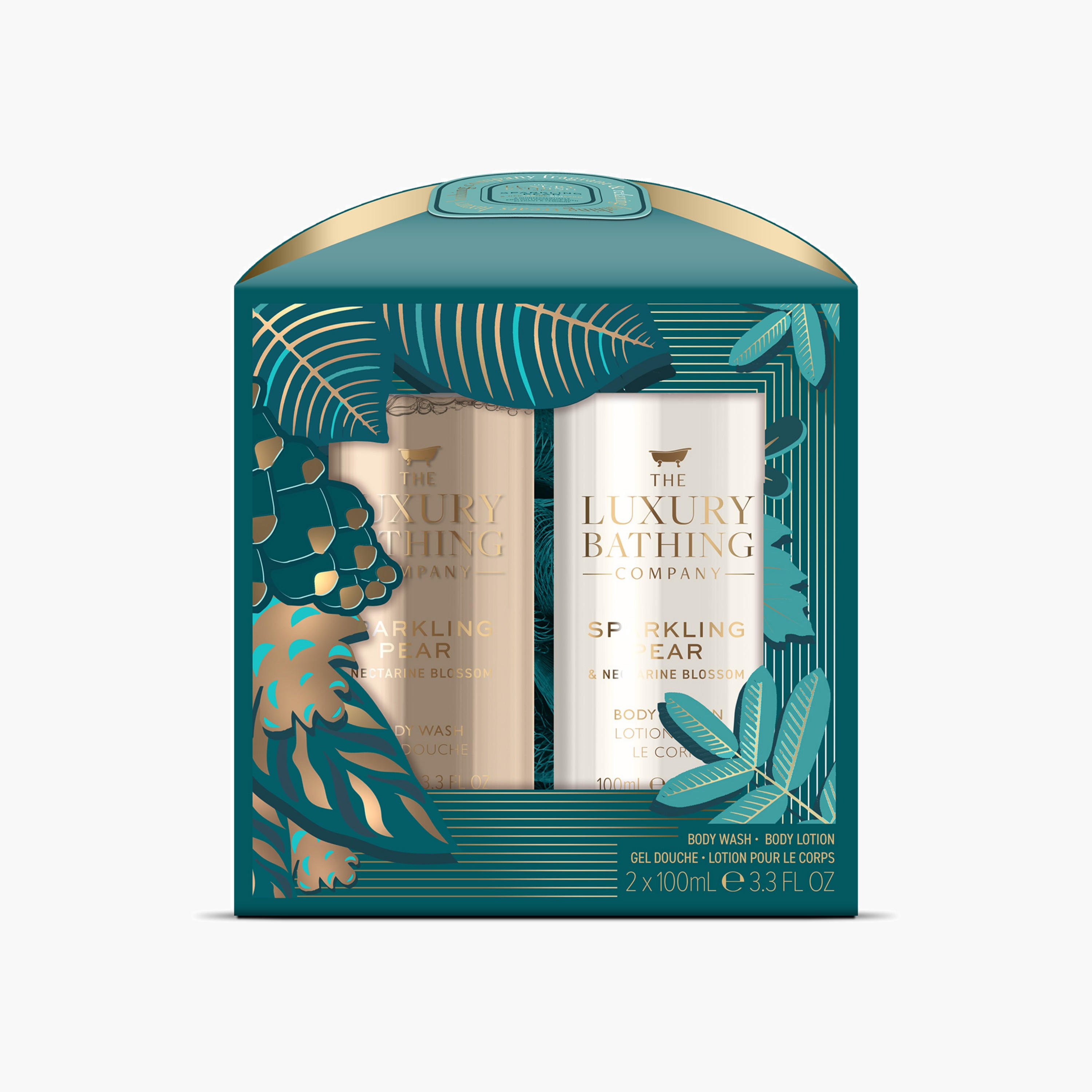 لاكشري باثينج كومبانيمجموعة استحمام كمثرى و نكتارين متلألئة-beautyandpersonalcare-giftsets-image-3