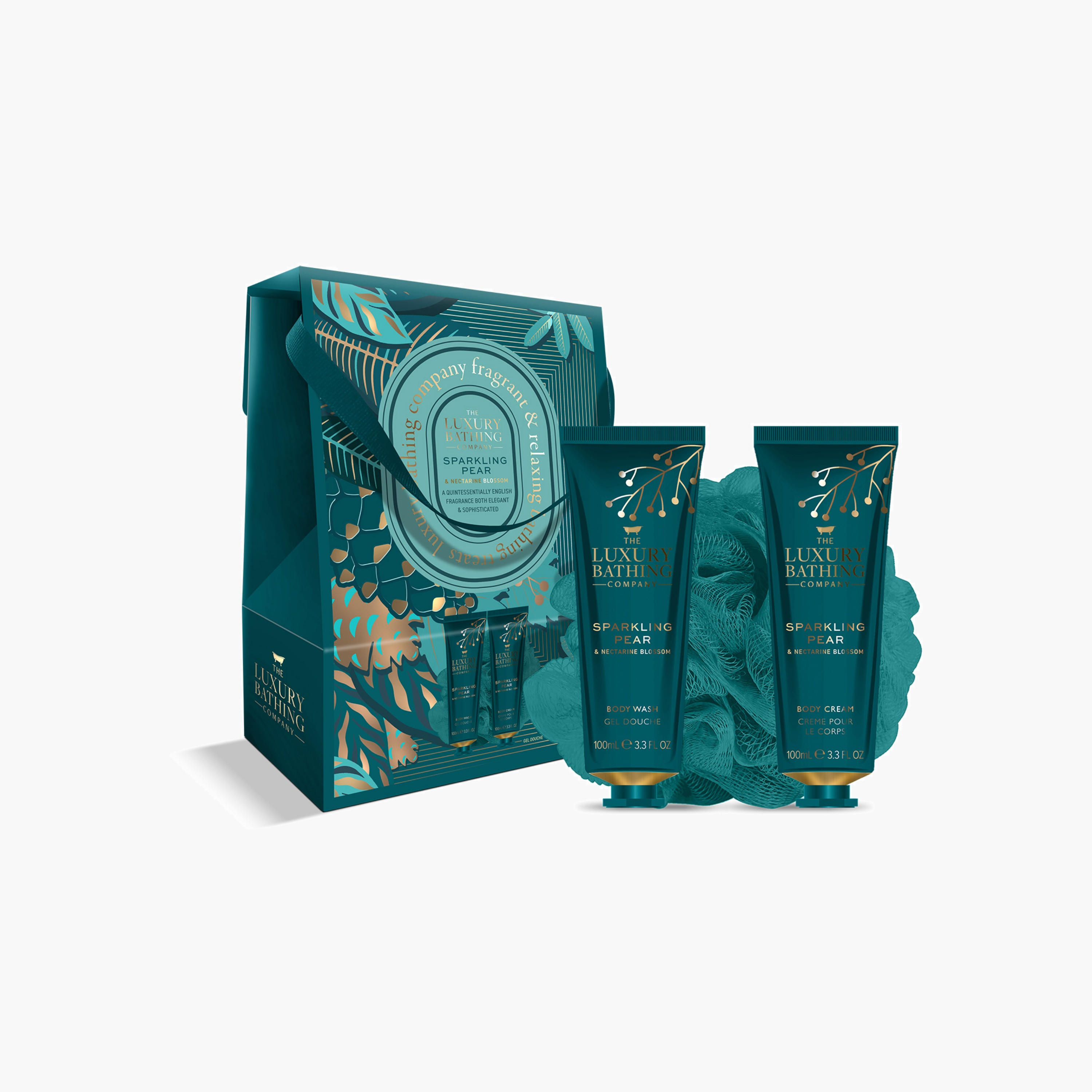 لاكشري باثينج كومبانيمجموعة استحمام كمثرى و نكتارين متلألئة-beautyandpersonalcare-giftsets-image-2