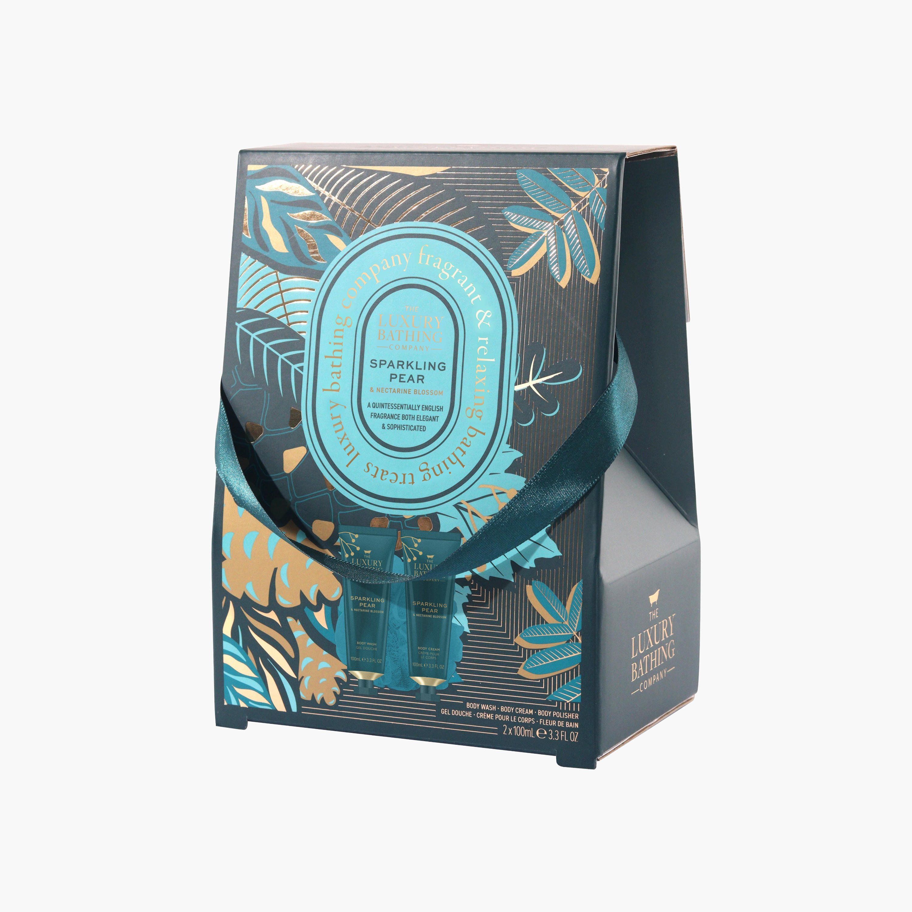 لاكشري باثينج كومبانيمجموعة استحمام كمثرى و نكتارين متلألئة-beautyandpersonalcare-giftsets-image-3
