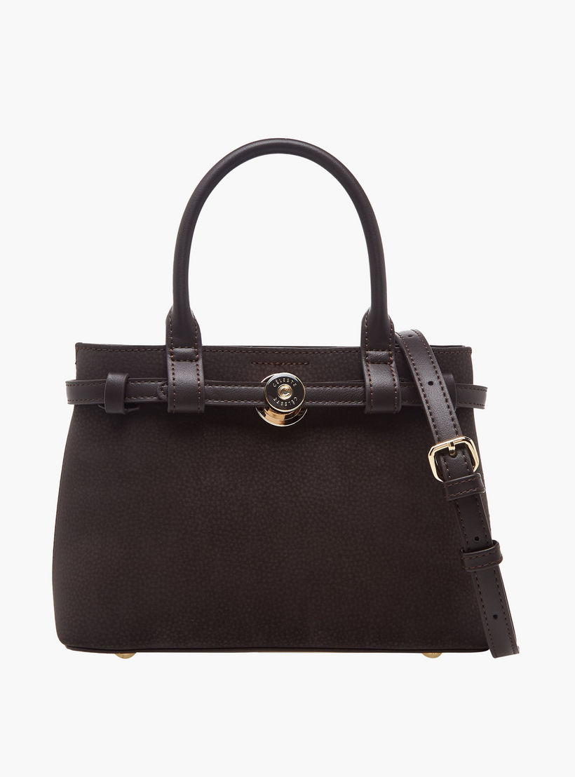Celeste Textured Tote Bag with Detachable Shoulder Strap-women-bagsandwallets-handbags-image-1