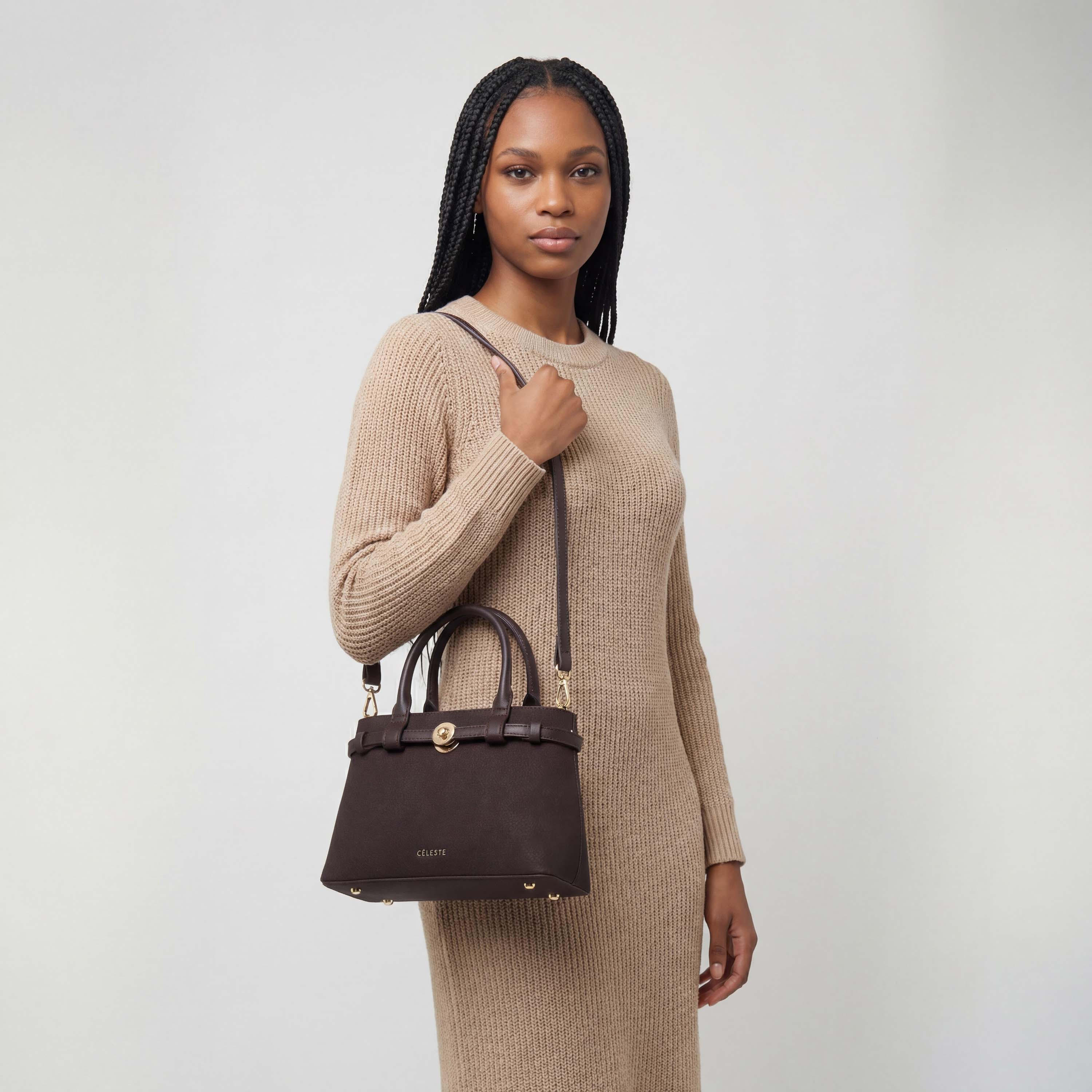 Celeste Textured Tote Bag with Detachable Shoulder Strap-women-bagsandwallets-handbags-image-3