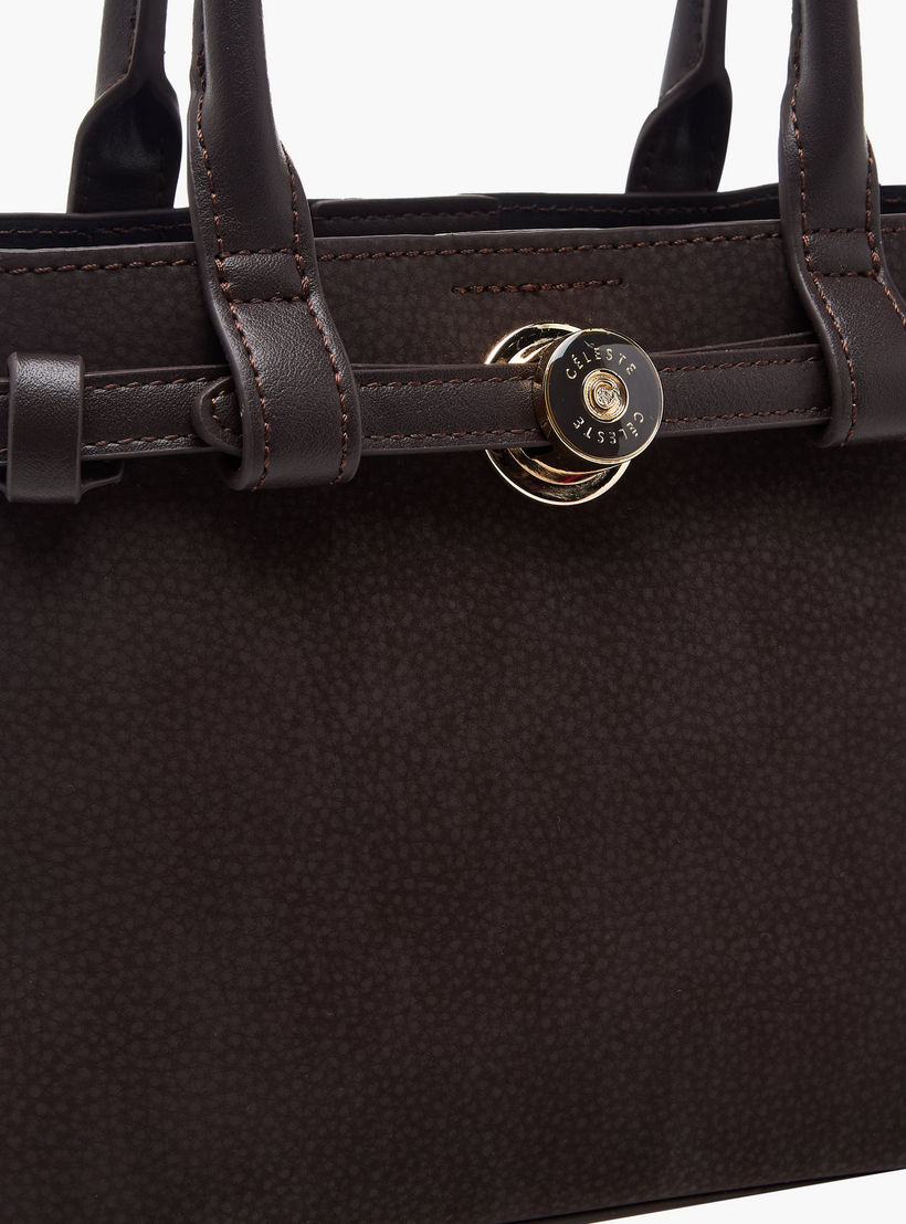Celeste Textured Tote Bag with Detachable Shoulder Strap-women-bagsandwallets-handbags-image-6