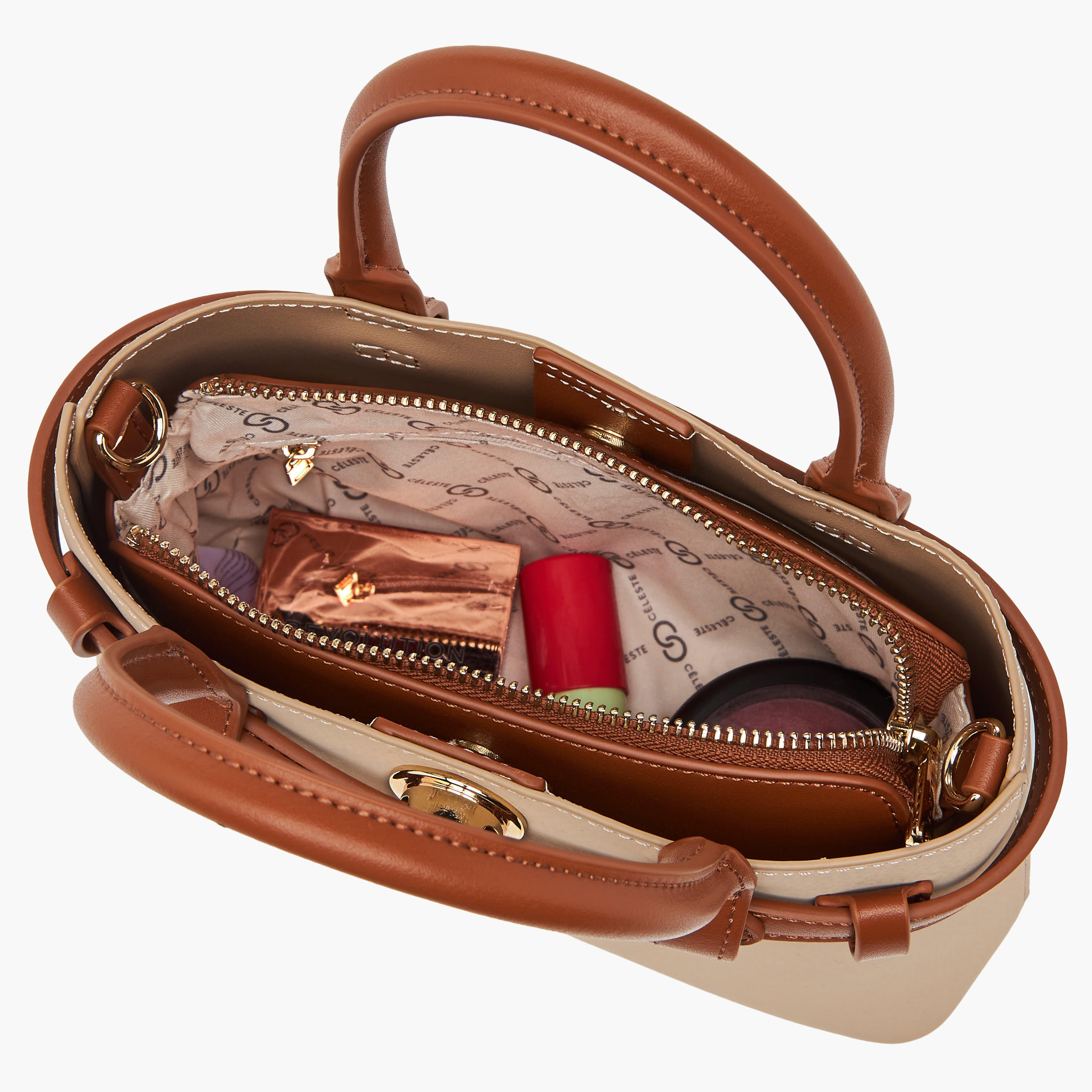 شنطة توت بارزة الملمس بحزام كتف قابل للفصل من سيليست-women-bagsandwallets-handbags-image-10