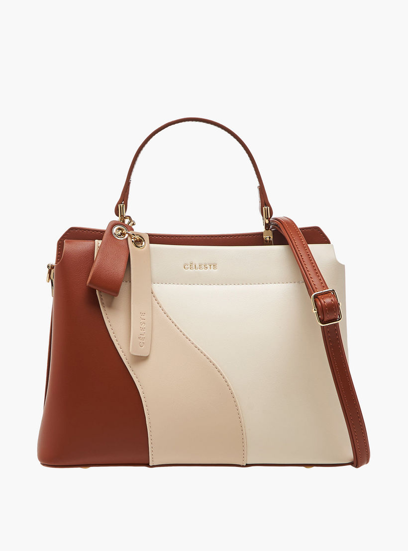 شنطة توتي بقوالب ملونة وحزام قابل للفصل من سيليست-women-bagsandwallets-handbags-image-1