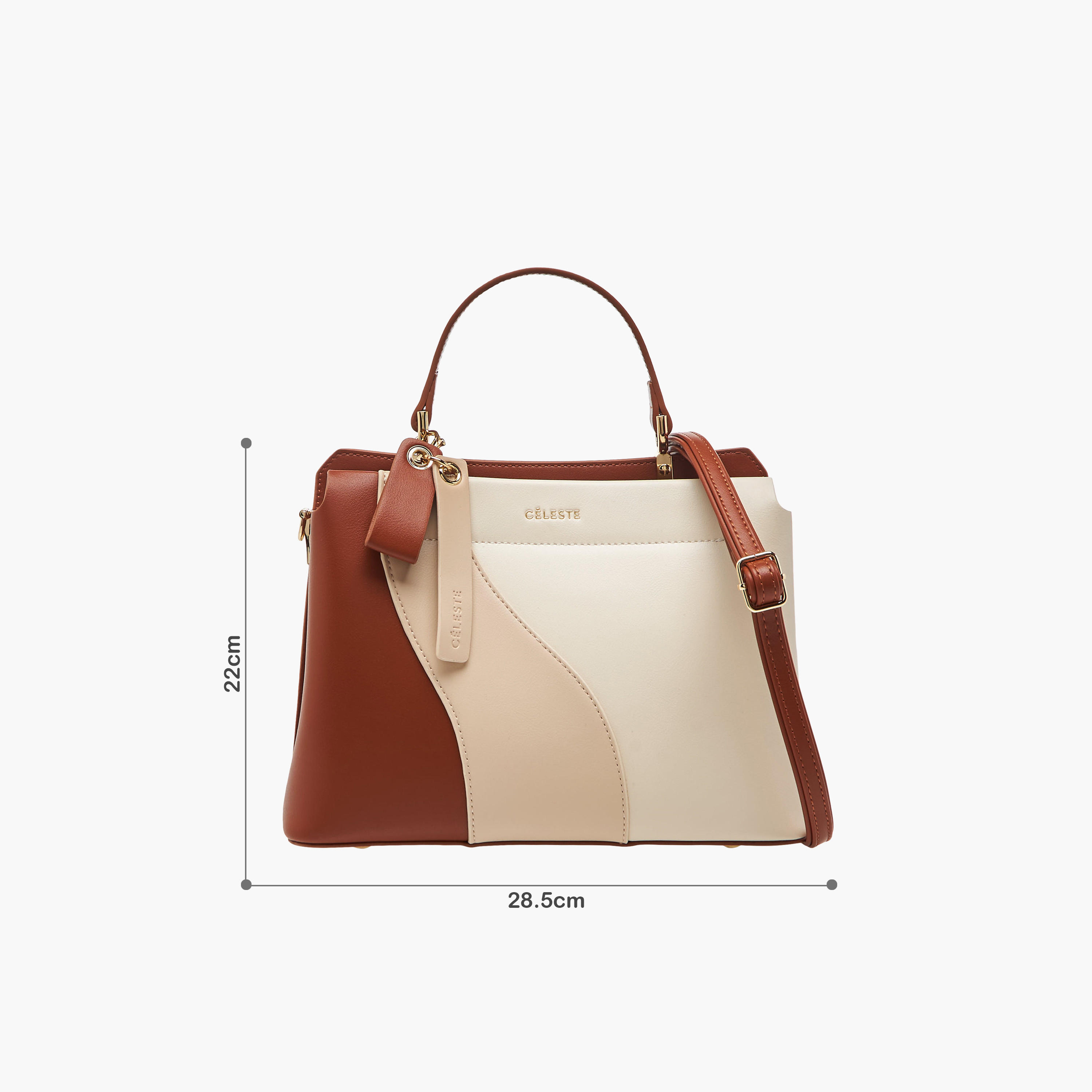 Celeste Colourblock Tote Bag with Detachable Strap-women-bagsandwallets-handbags-image-2