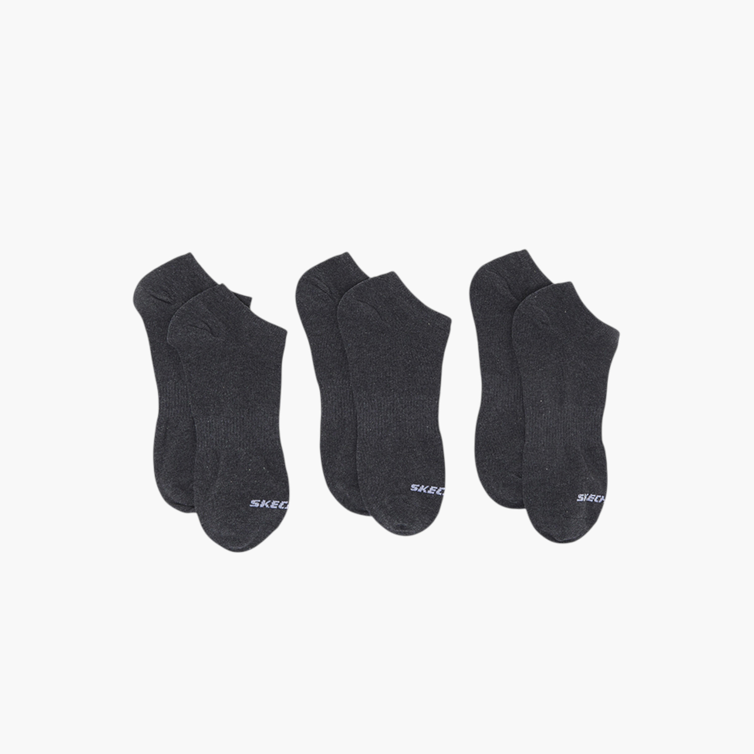 Skechers Men Socks Non Terry No Show - Set of 3-men-socks-image-1