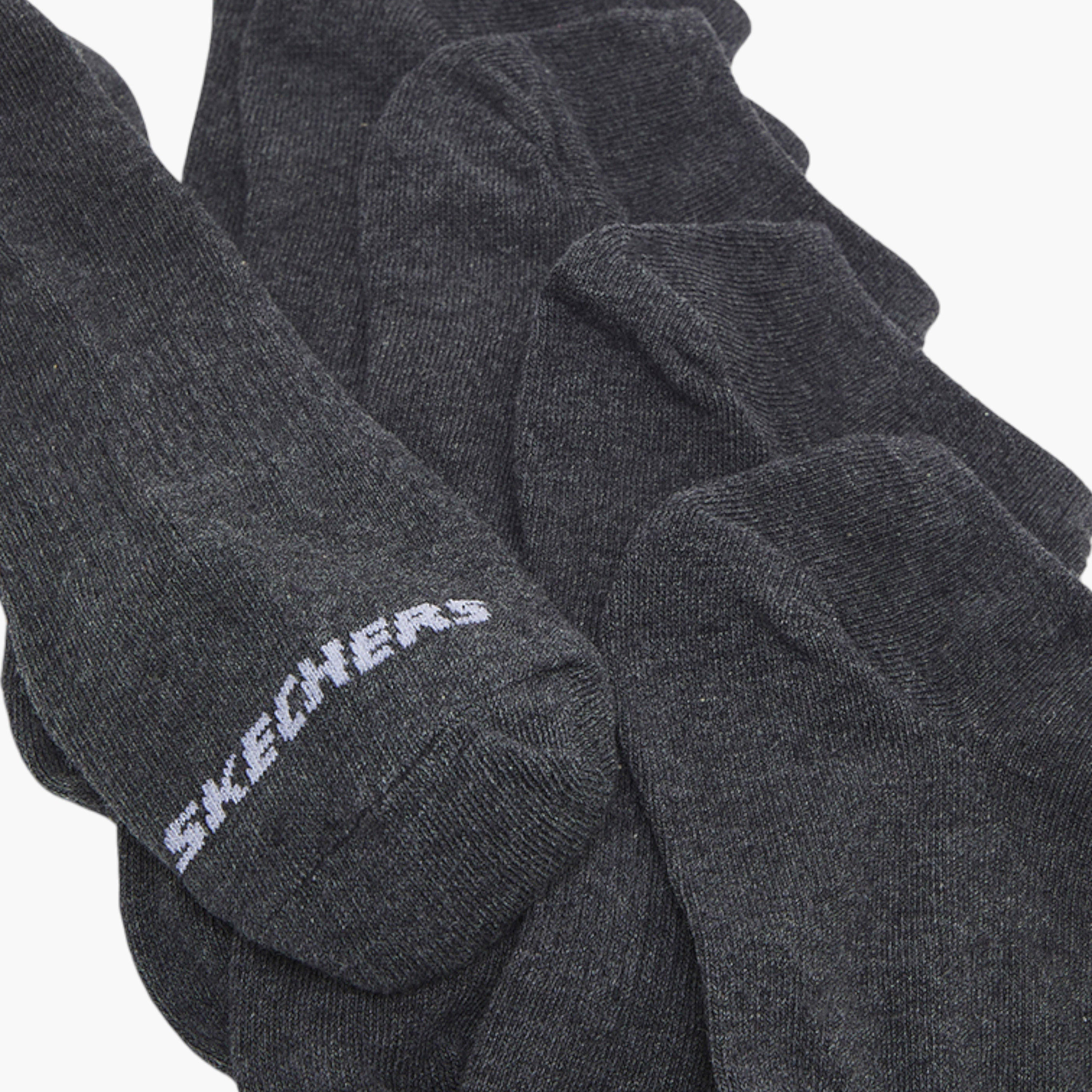 Skechers Men Socks Non Terry No Show - Set of 3-men-socks-image-3