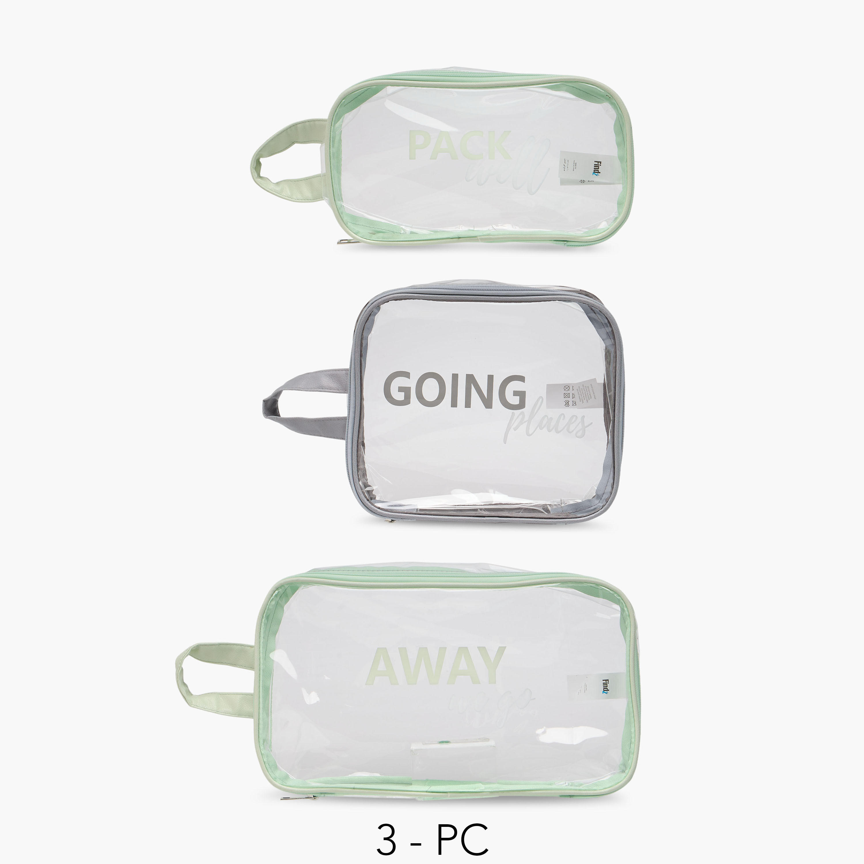 Findz Travel Organiser Pouch - Set of 3-travel-accessories-image-1
