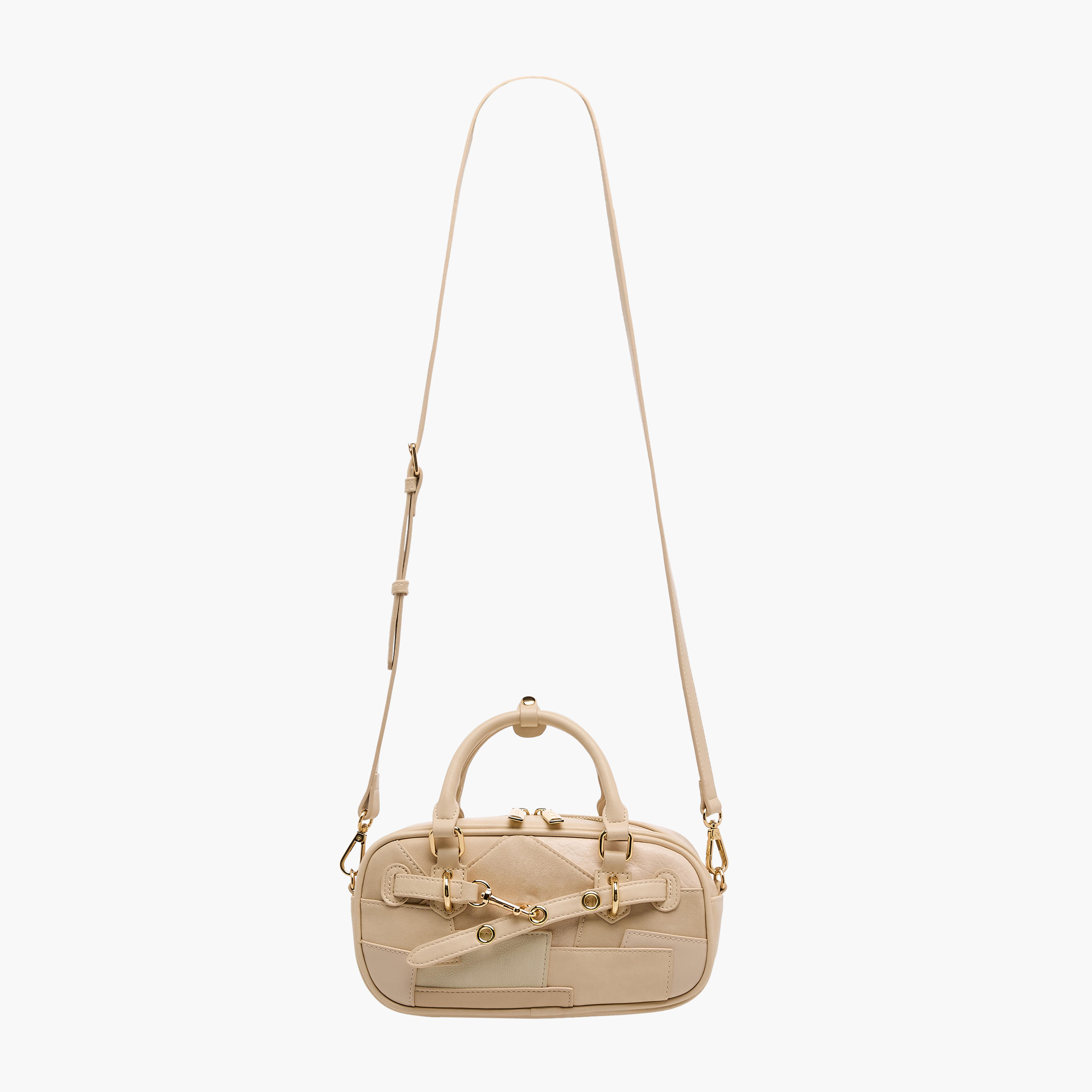 Celeste Contrast Stitching Tote Bag with Double Handle-women-bagsandwallets-handbags-image-3