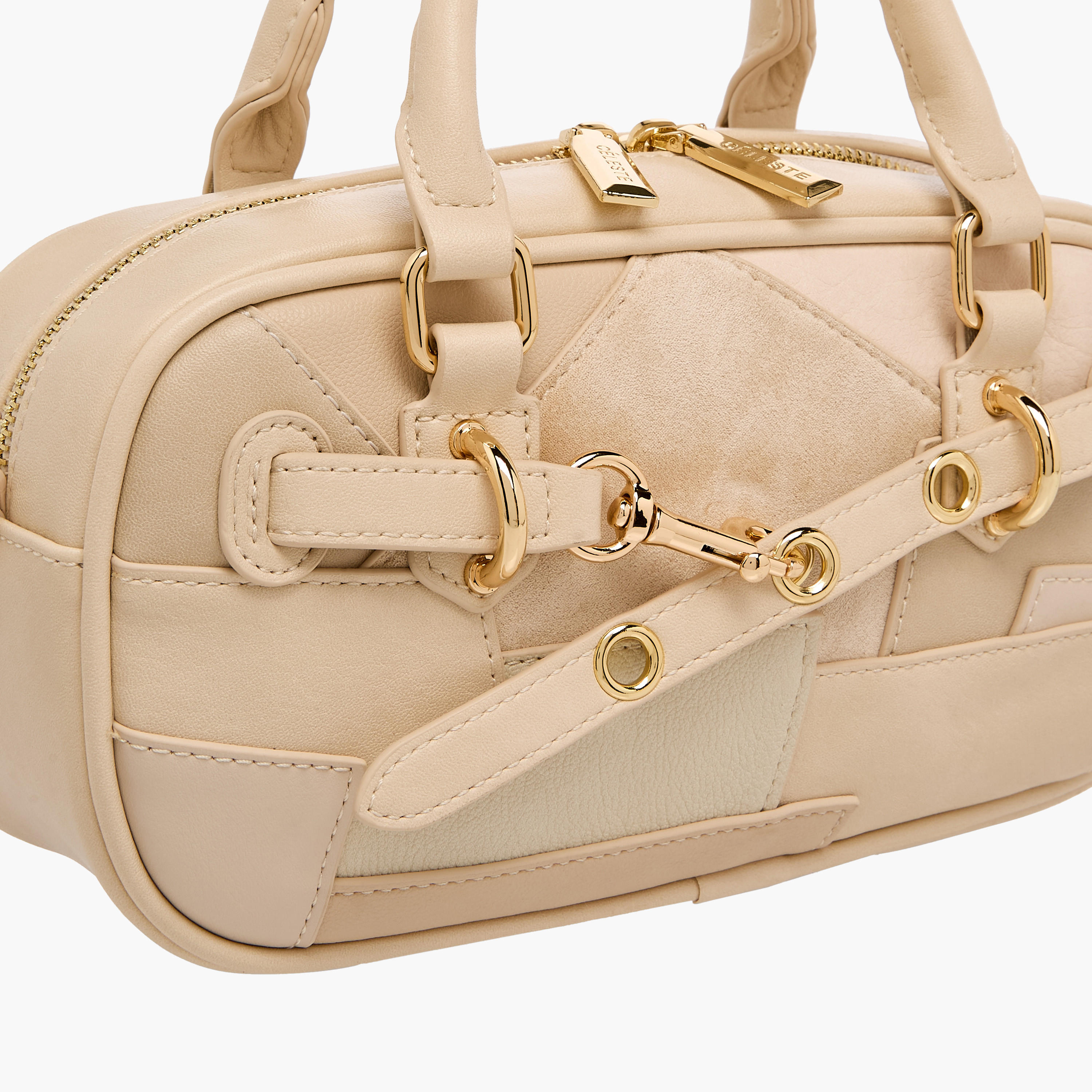 Celeste Contrast Stitching Tote Bag with Double Handle-women-bagsandwallets-handbags-image-5