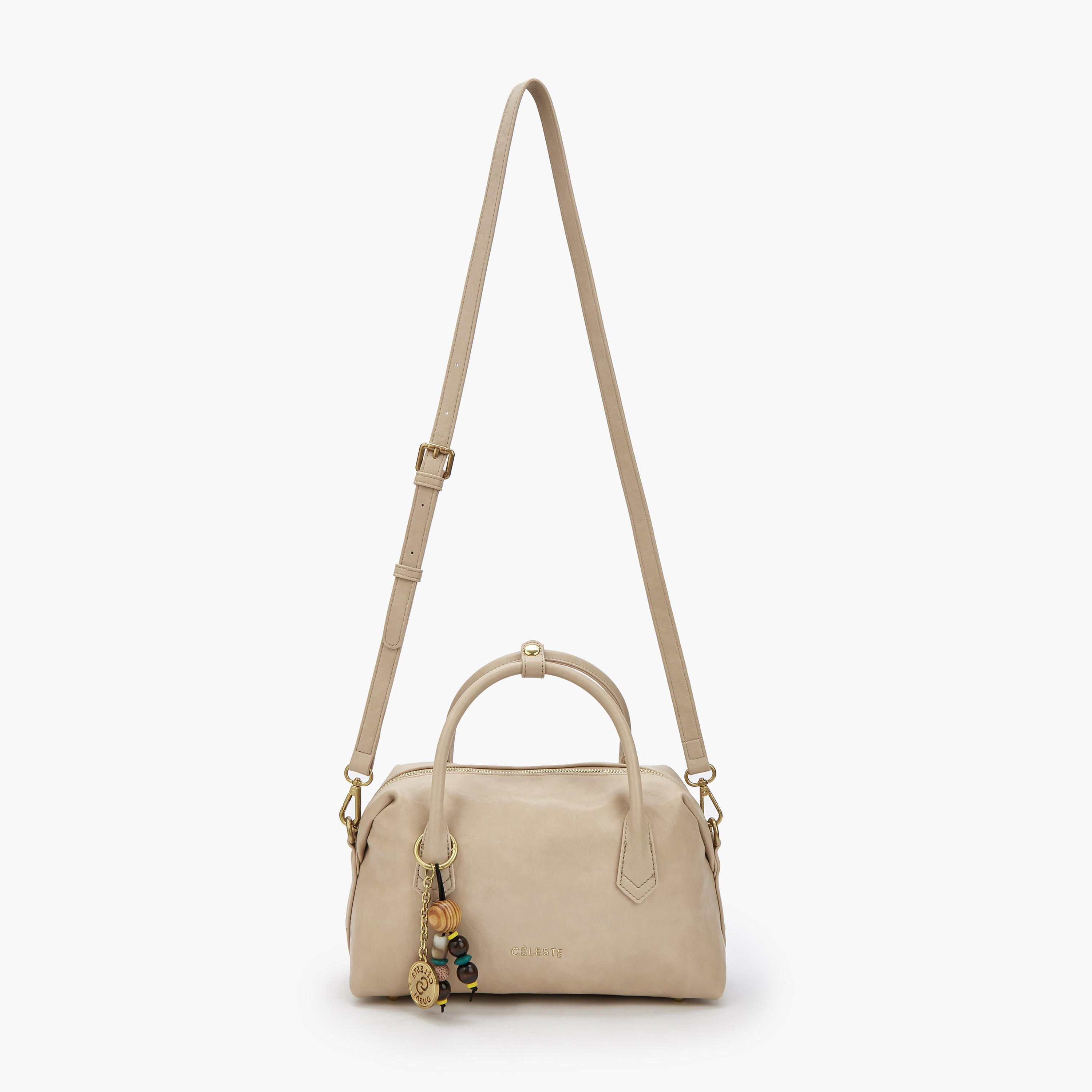 Celeste Textured Tote Bag with Zip Closure-women-bagsandwallets-handbags-image-3