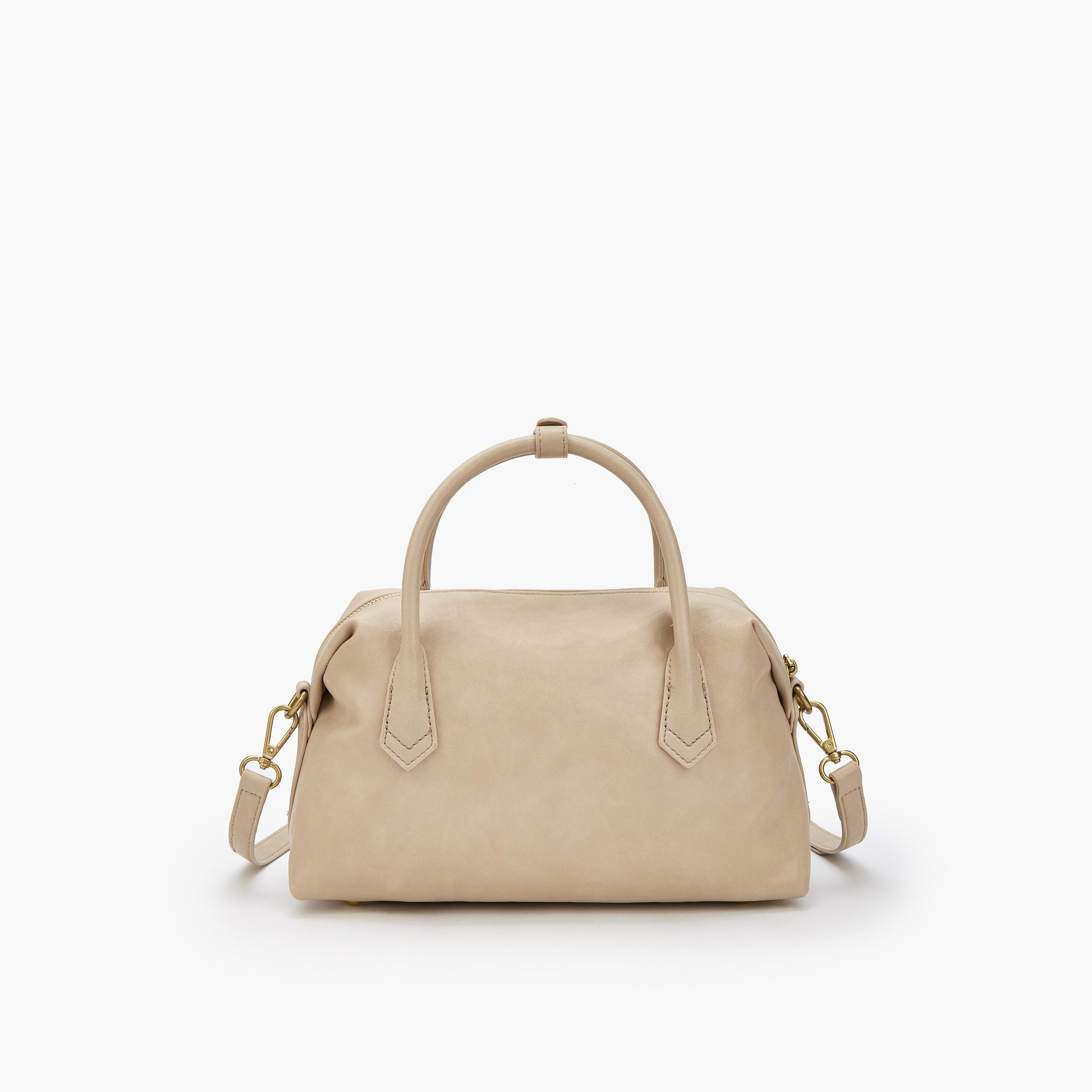 Celeste Textured Tote Bag with Zip Closure-women-bagsandwallets-handbags-image-7